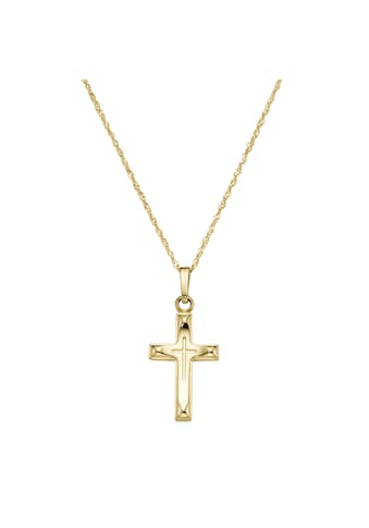 Goldkette »mit Kreuz-Anhänger, Gelbgold 585«