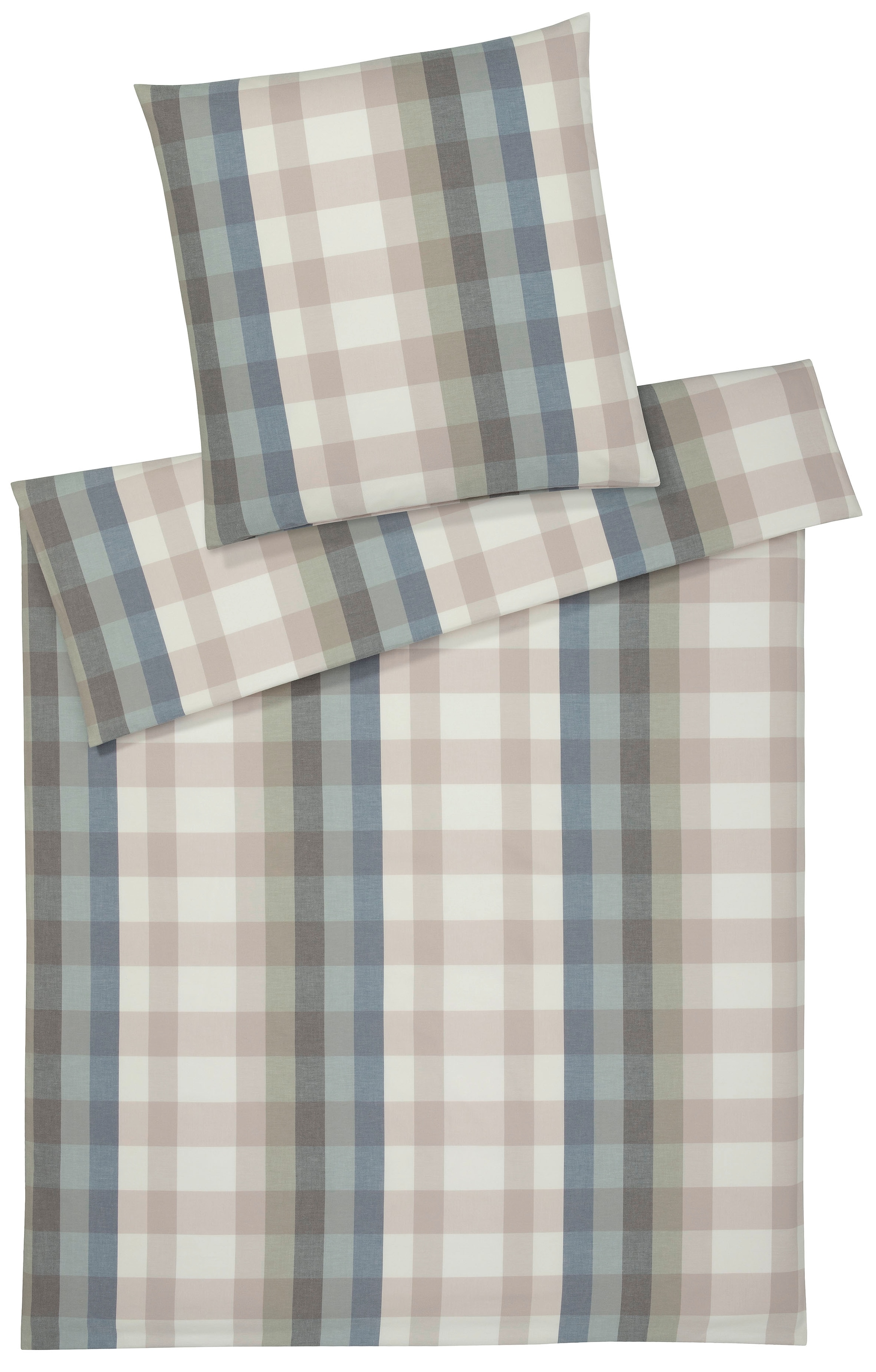 Elegante Bettwäsche "Glasgow" 2 Stk. tlg. angenehmes Hautgefühl günstig online kaufen