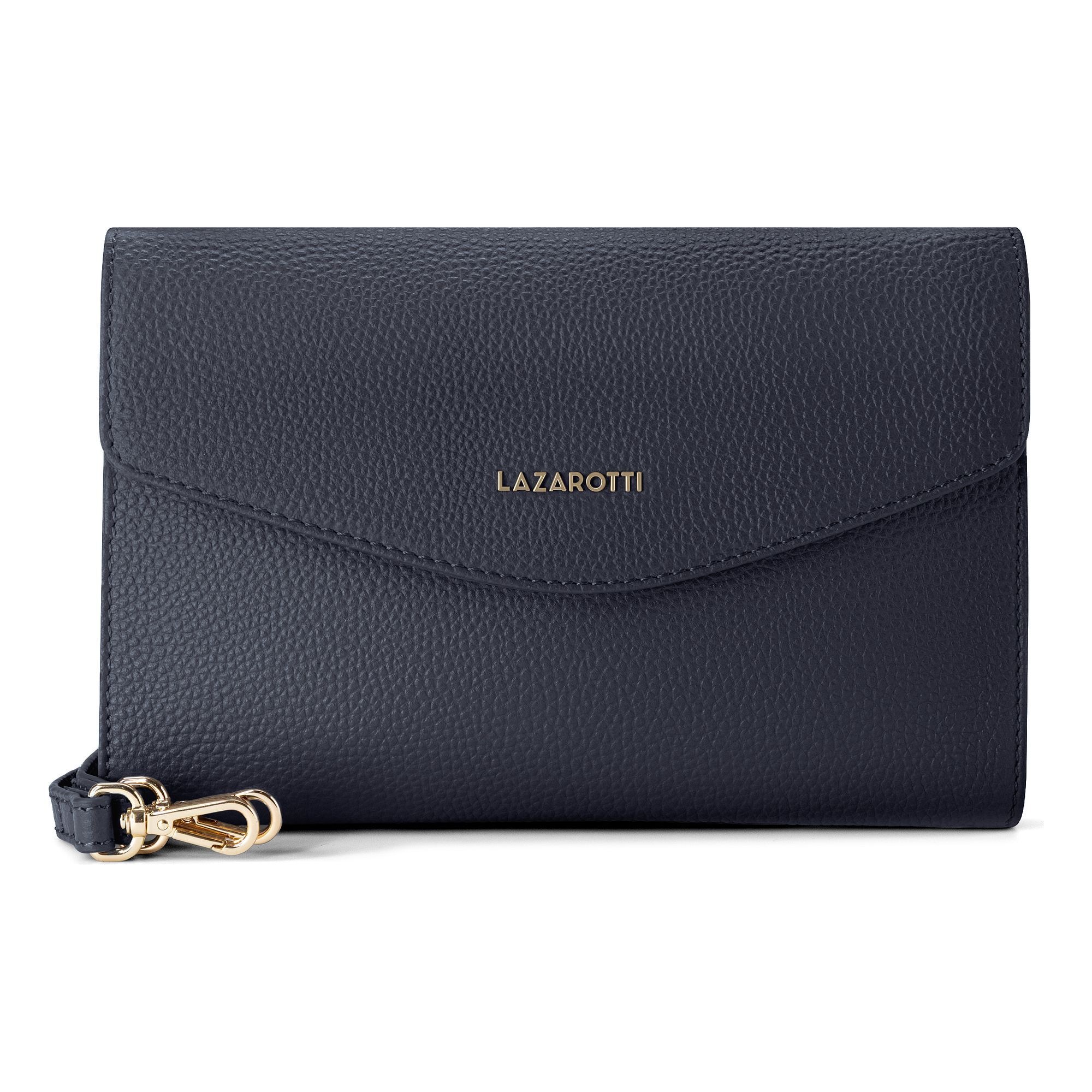 Lazarotti Clutch "Bologna Leather Clutch Umhängetasche Leder 23 cm"