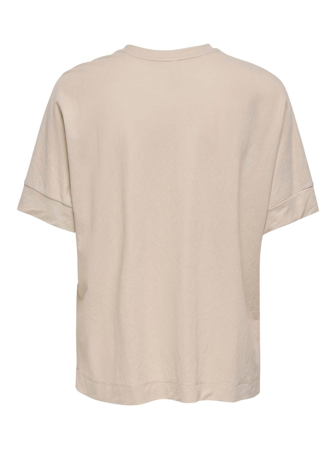 ONLY Kurzarmshirt "ONLJANY S/S O-NECK PRINT TOP BOX JRS" Viskosemischung, r günstig online kaufen