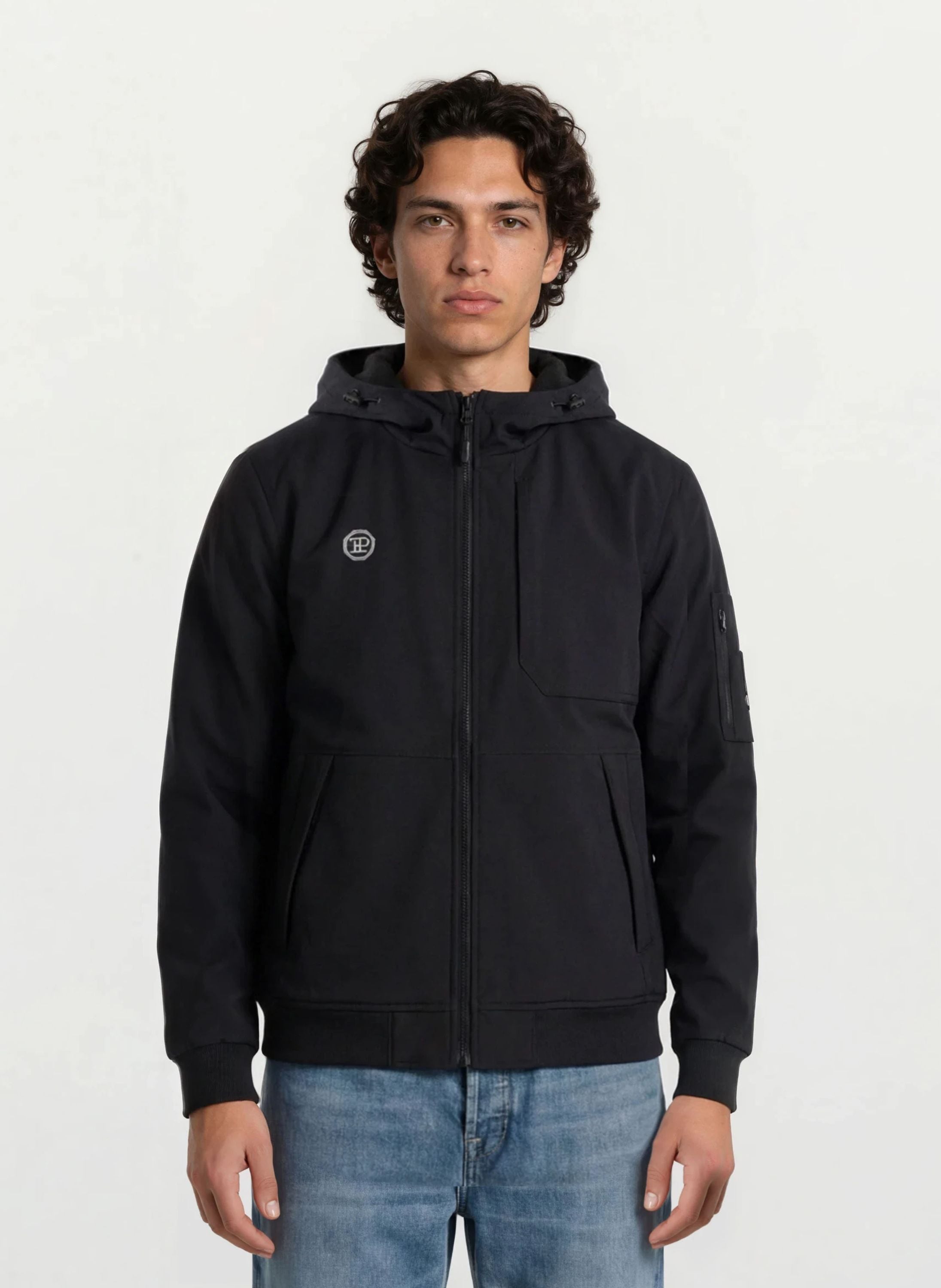trueprodigy Sommerjacke "Lucas Kapuze diverse Eingrifftaschen und badges" mit Kapuze