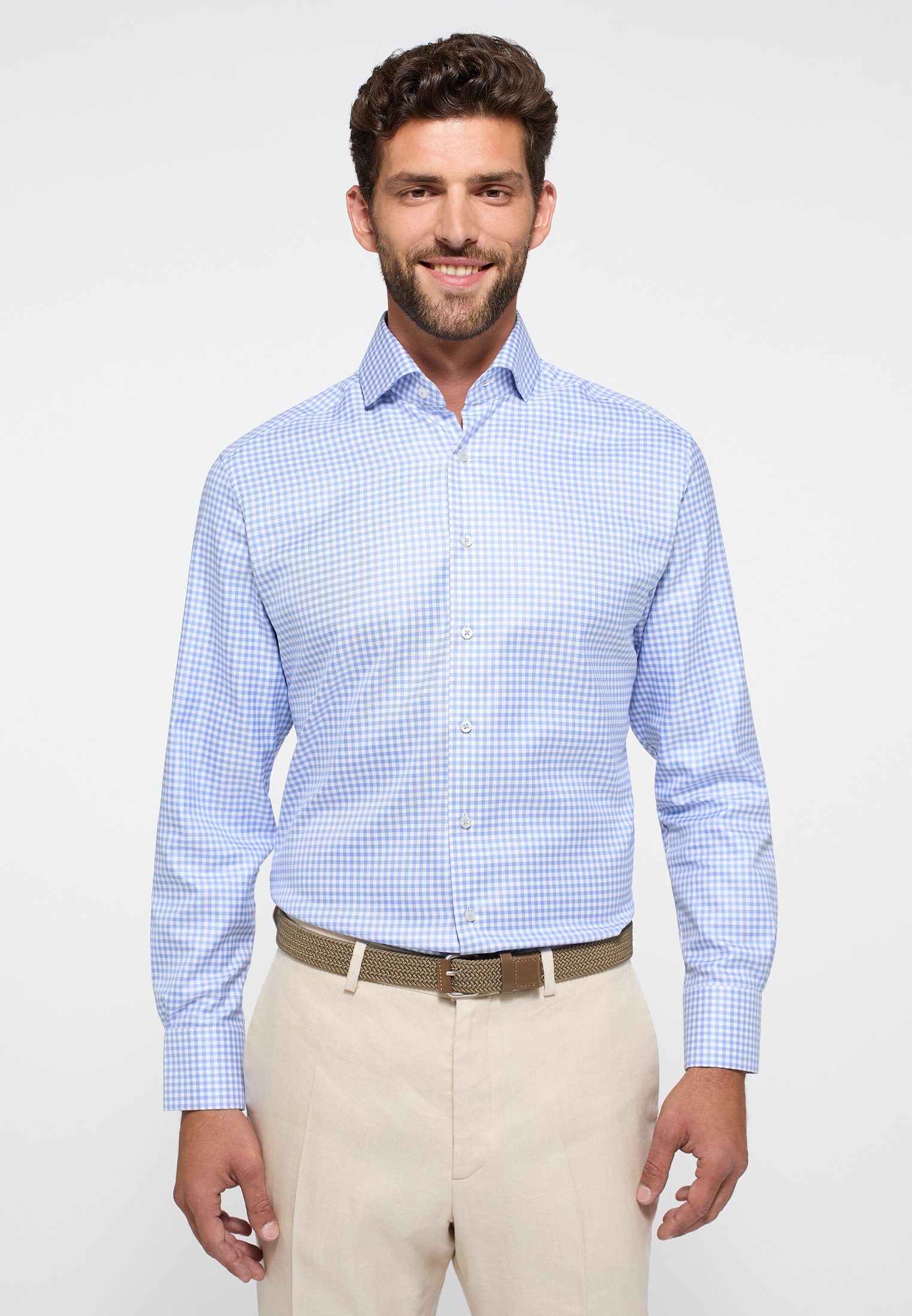Eterna Langarmhemd "MODERN FIT", NON IRON (bügelfrei) günstig online kaufen