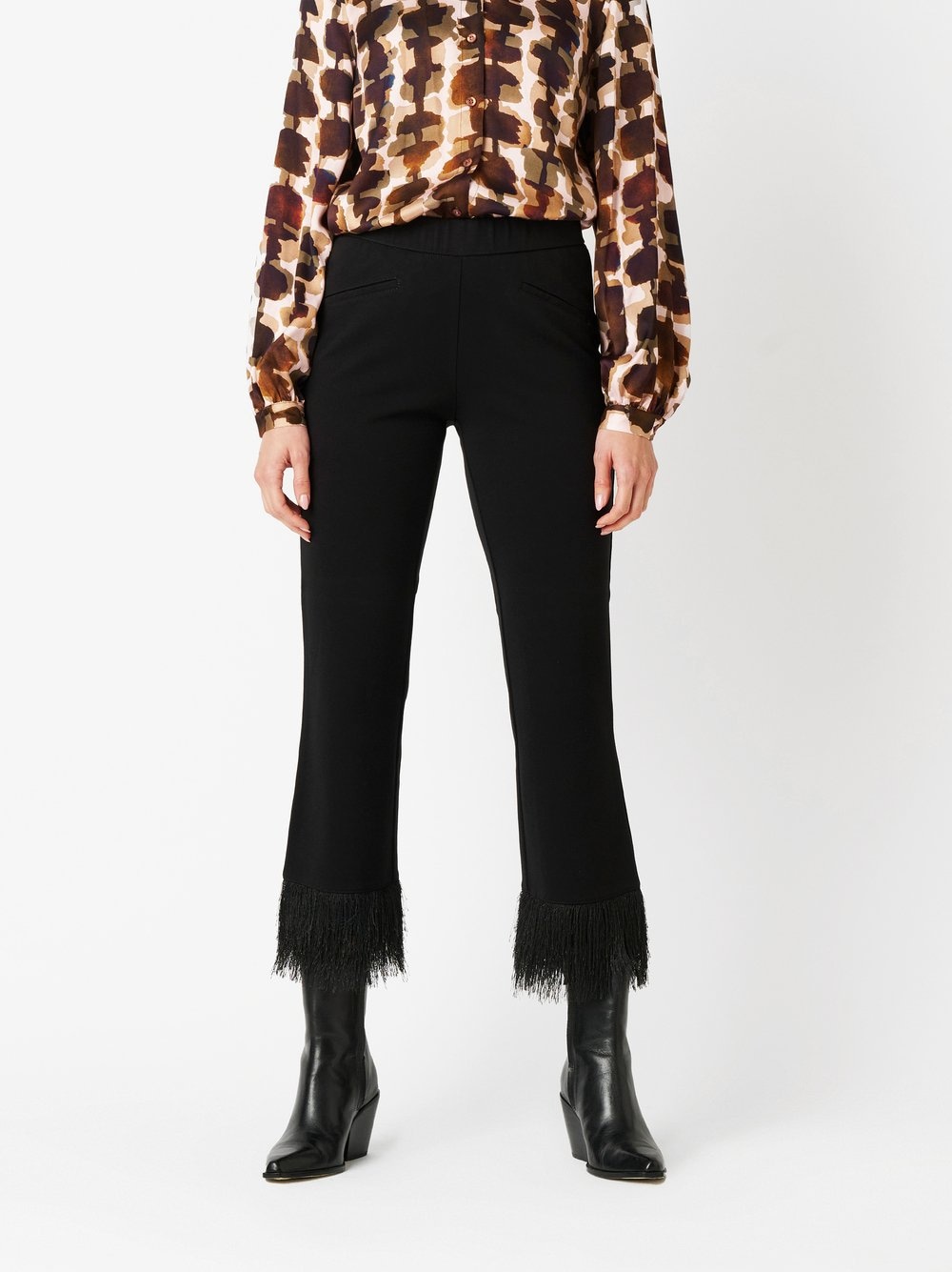 TONI Stoffhose "Fransenhose Jenny Kick 7/8" mit Fransen günstig online kaufen