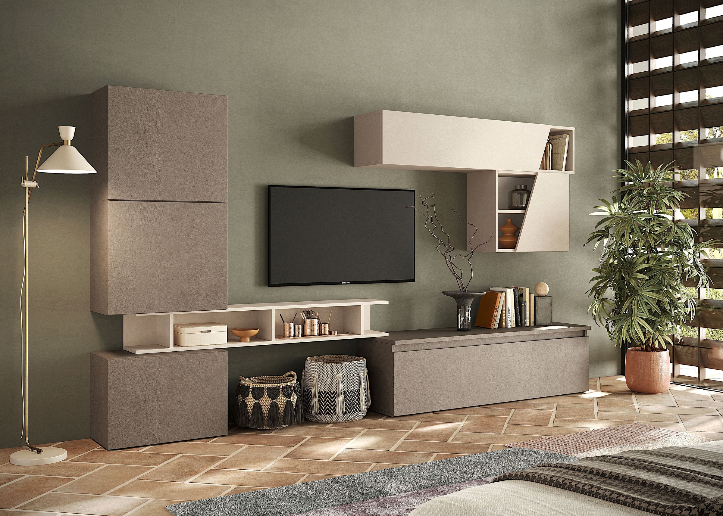 Home affaire Wohnwand "Infinity, 7tlg. Breite 285 cm, moderne Mediawand" 7 günstig online kaufen