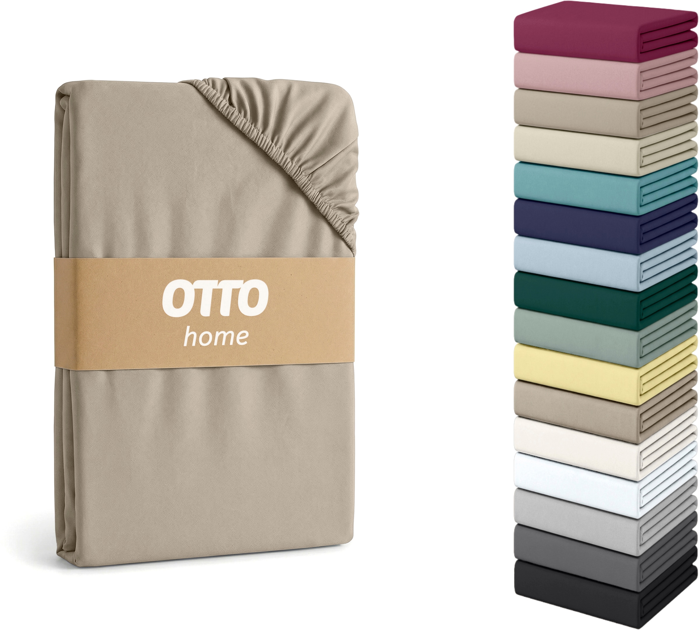 OTTO home Spannbettlaken "Physalis Topper COMFORT" bis 10 cm Höhe, Bettlaken, Laken, in Comfort & Premium Qualität