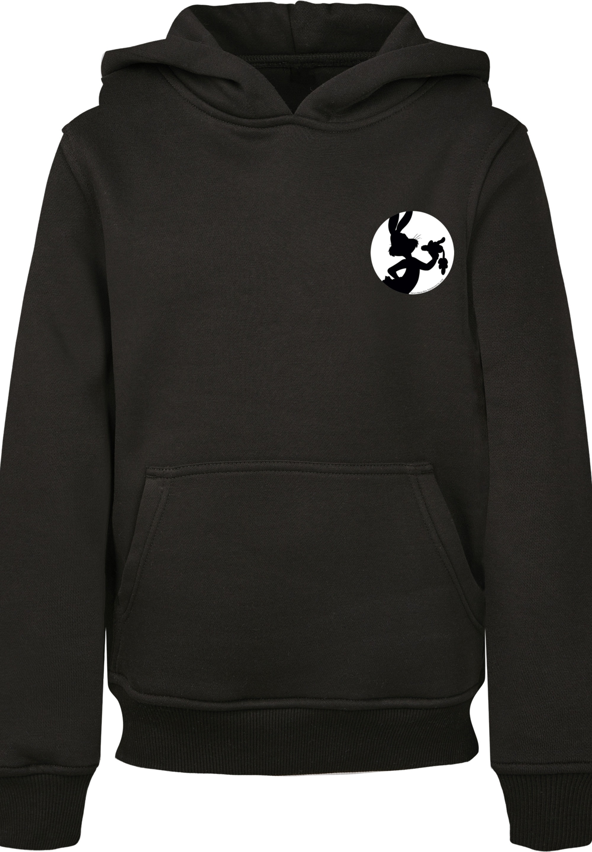 F4NT4STIC Kapuzenpullover »Looney Tunes Bugs Bunny Silhouette Breast Print«, Print