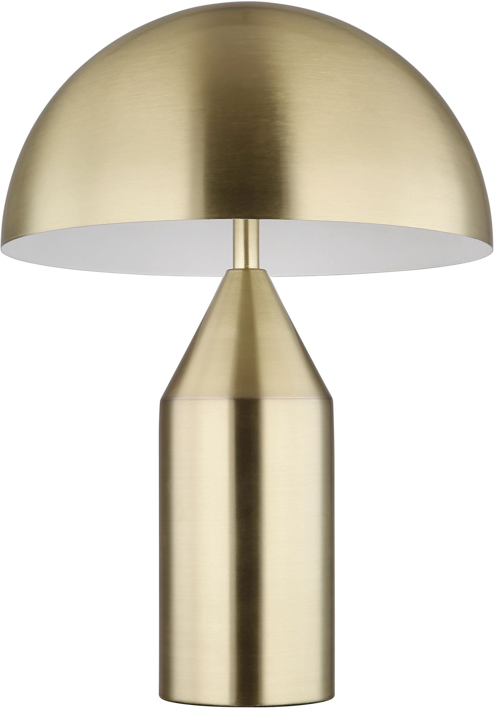 "GLOBO LIGHTING Tischleuchte ""ATOMA"", gold (messingfarben matt), 2, Ø 28cm H: 39cm, 1 Stk., Leuchten, Design Tischlampe, Wohnzimmer, Schlafzimmer