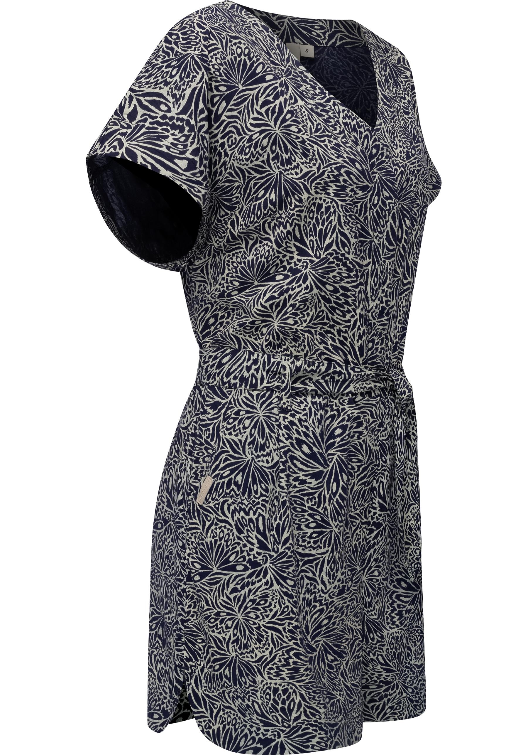 Ragwear Jumpsuit »Salwin«, Kurzer Overall mit Taillen-Bindeband