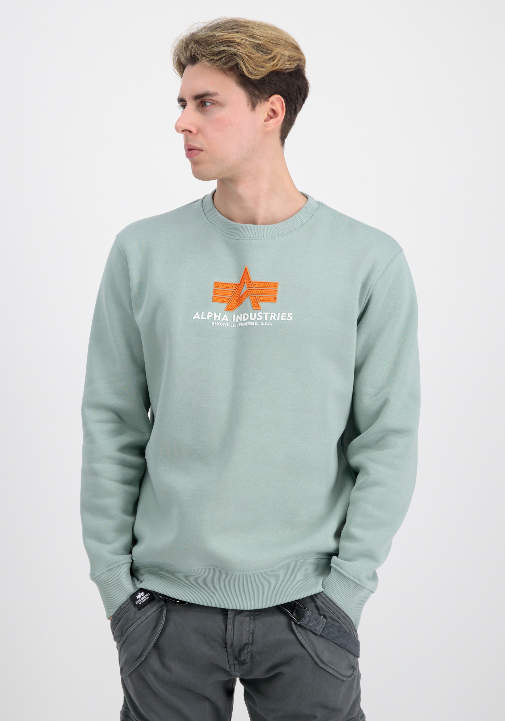 Black Friday Alpha Industries Sweater Basic Sweatshirts | Rubber« Men Industries Sweater BAUR - »Alpha