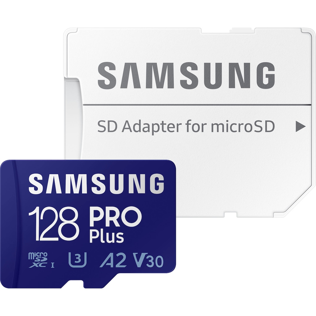 Samsung Speicherkarte »Samsung PRO Plus microSD-Karte, Full HD & 4K UHD«, (UHS Class 10 160 MB/s Lesegeschwindigkeit)