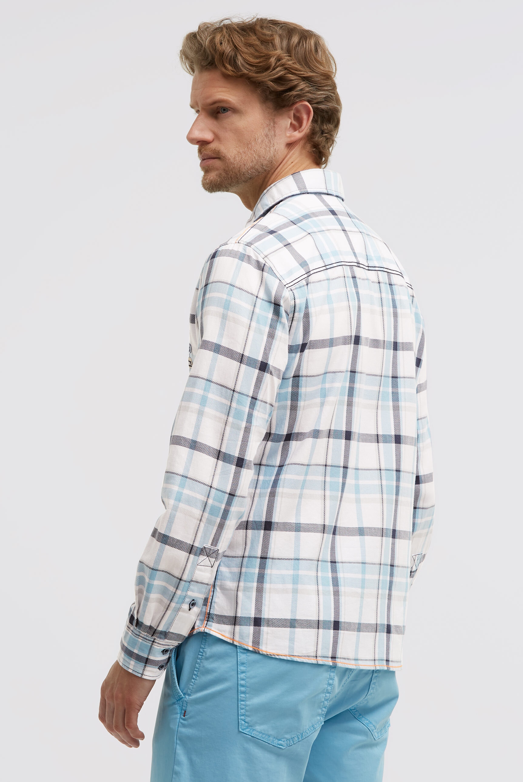Gaastra Langarmhemd mit Kontrastbesatz