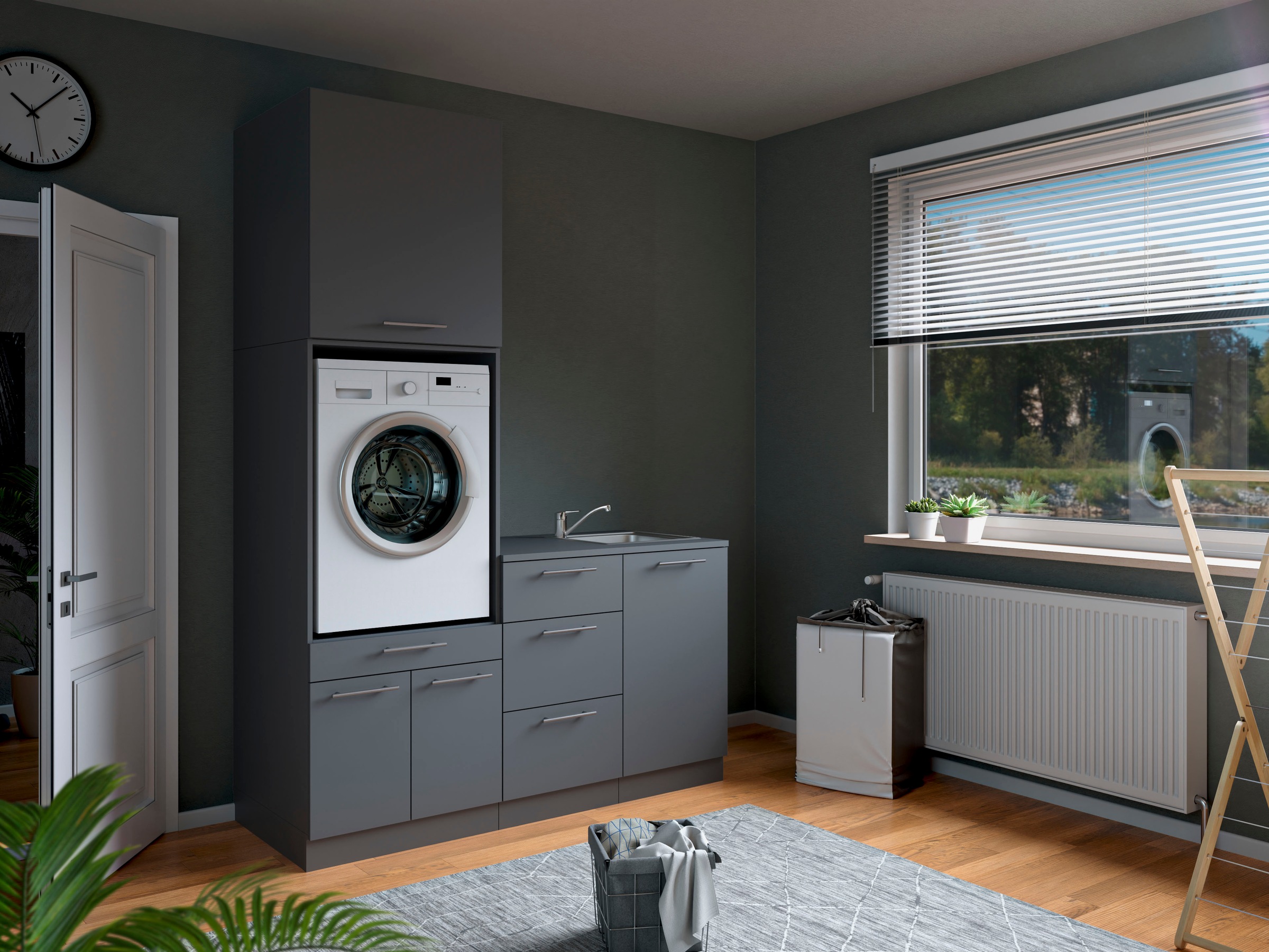 Laundreezy Mehrzweckschrank-Set "Laundreezy, 4-tlg. Mehrzweckschrank-Set B/ günstig online kaufen