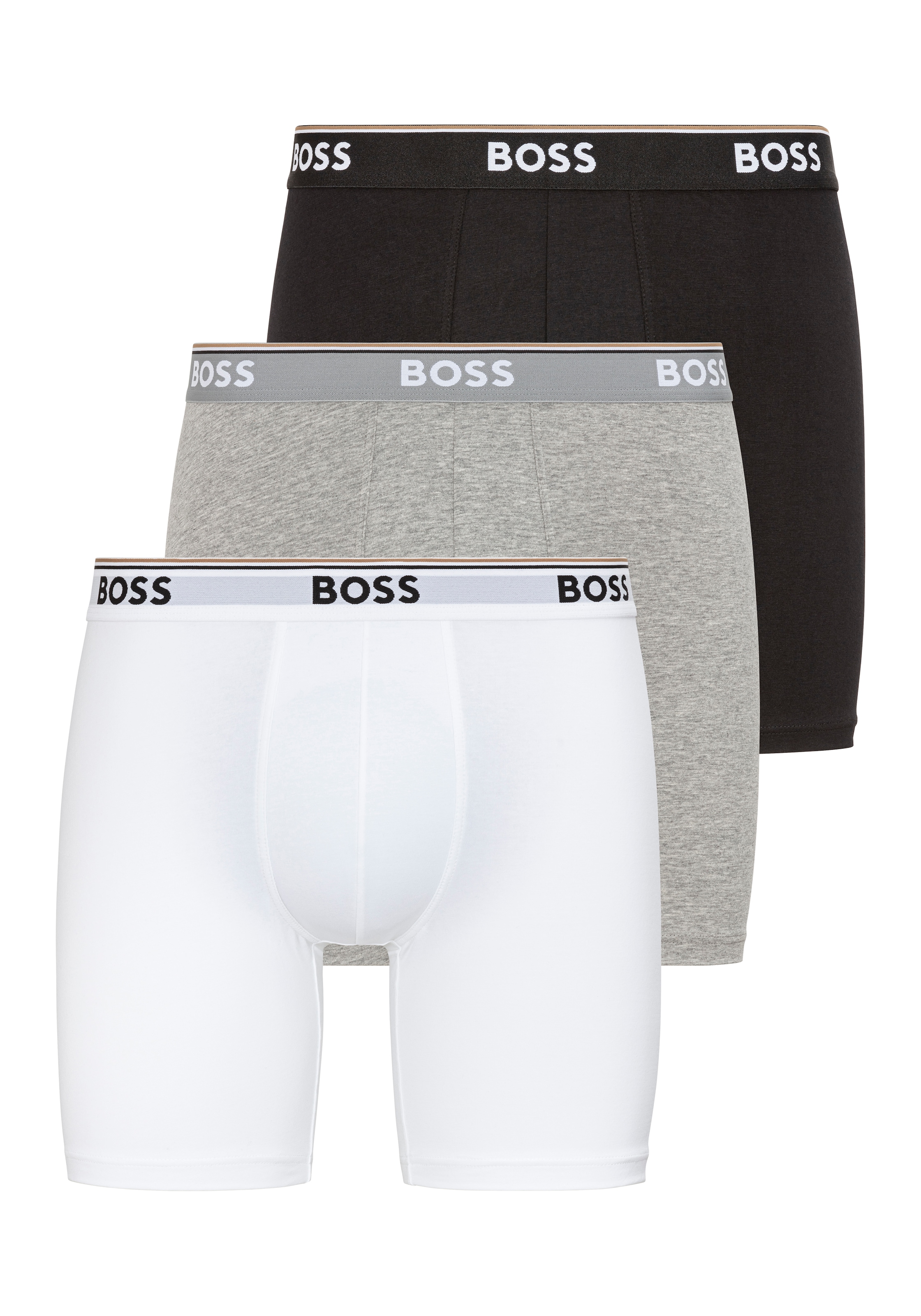 BOSS Boxershorts "BoxerBrLong 3P Power" günstig online kaufen