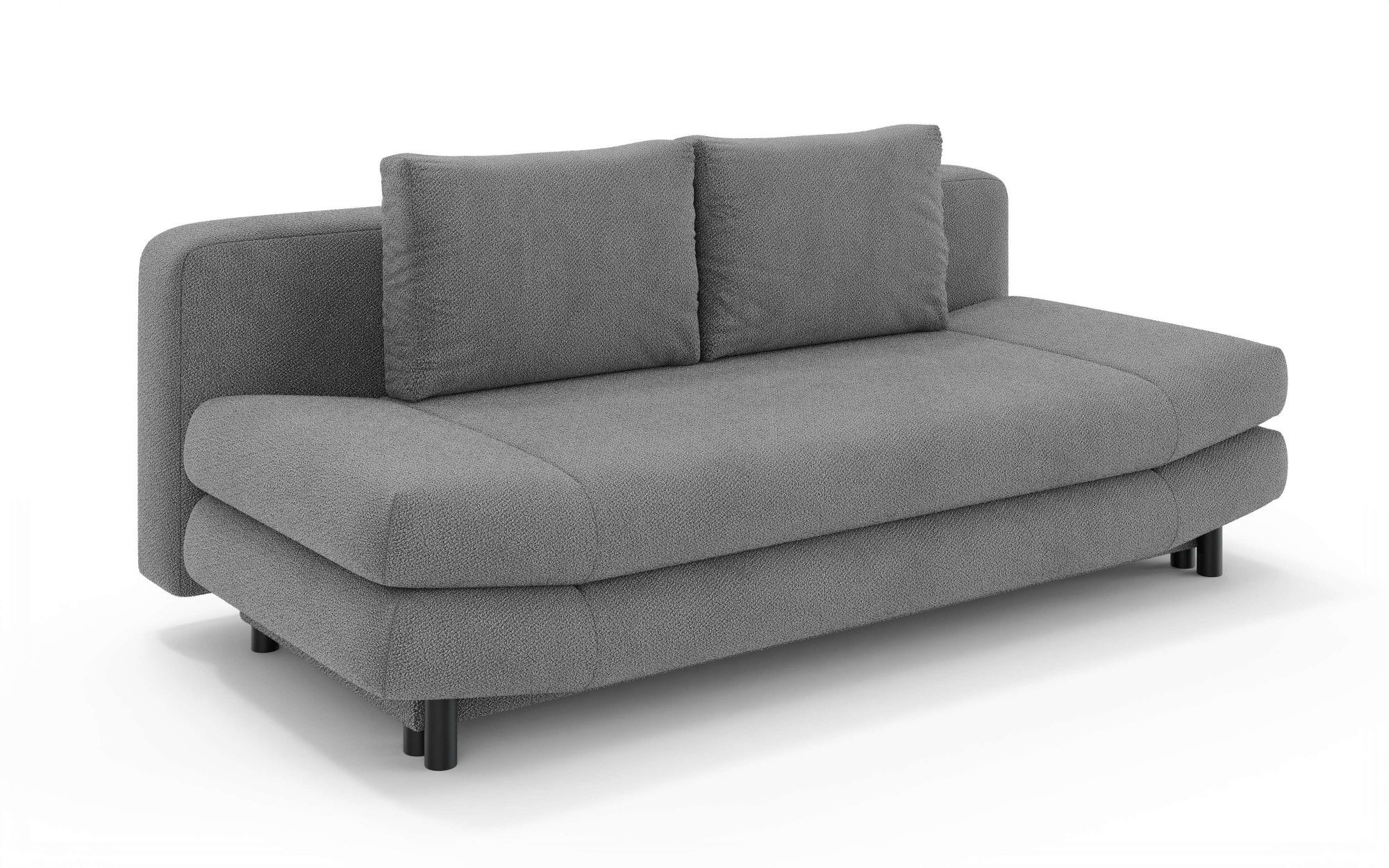 Home affaire 3-Sitzer »LENNARA Schlafsofa mit Bettkasten, Maße B/T/H: 209/96/86 cm«, Sofa mit Wellenunterfederung, hoher Sitzkomfort