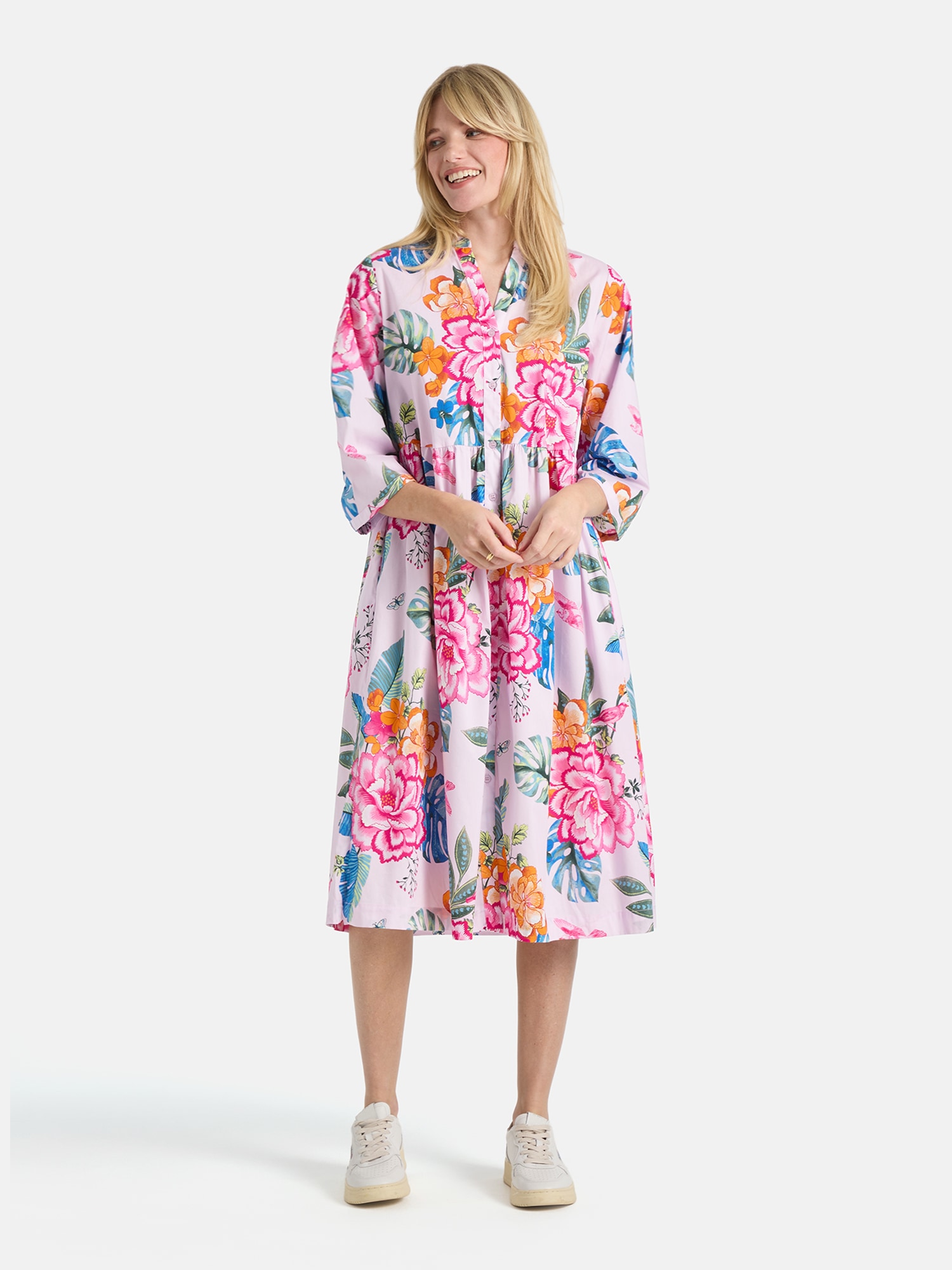 Lieblingsstück Sommerkleid "RomyL" mit floralem Allover-Print günstig online kaufen