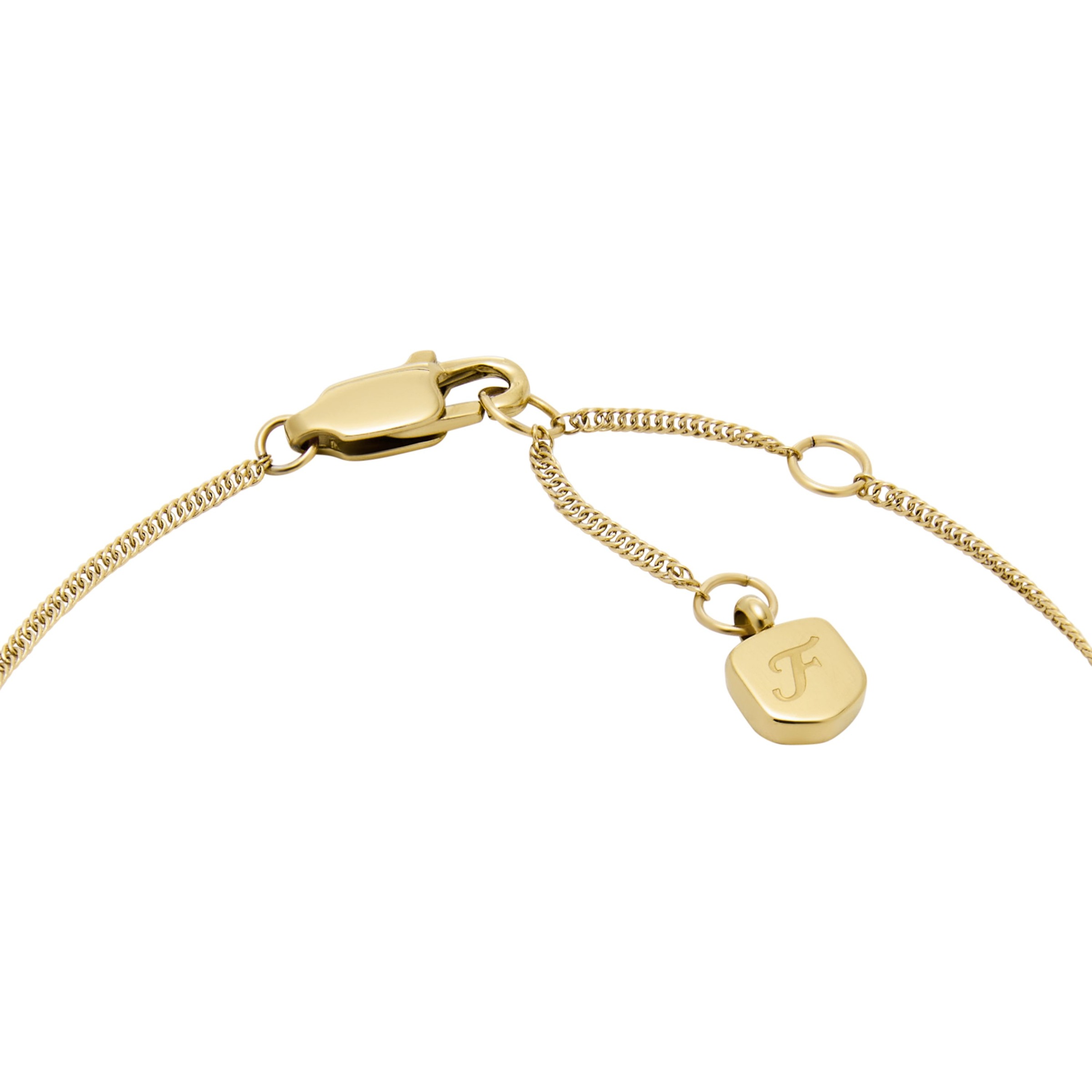 Fossil Armband »Schmuck Geschenk Edelstahl JEWELRY Herz, JF04858710«, mit Malachit