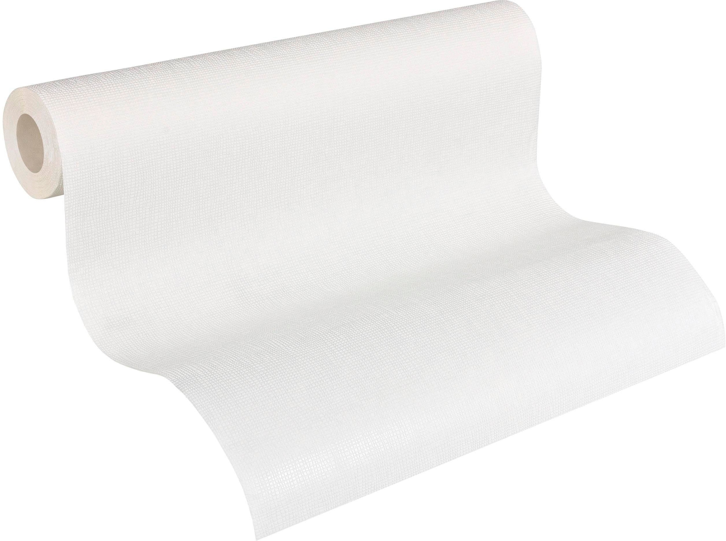 A.S. Création Vliestapete »Meistervlies« einfarbig | uni | unifarben leicht strukturiert Tapete einfarbig Überstreichbar Tapeten Wohnzimmer Schlafzimmer Design