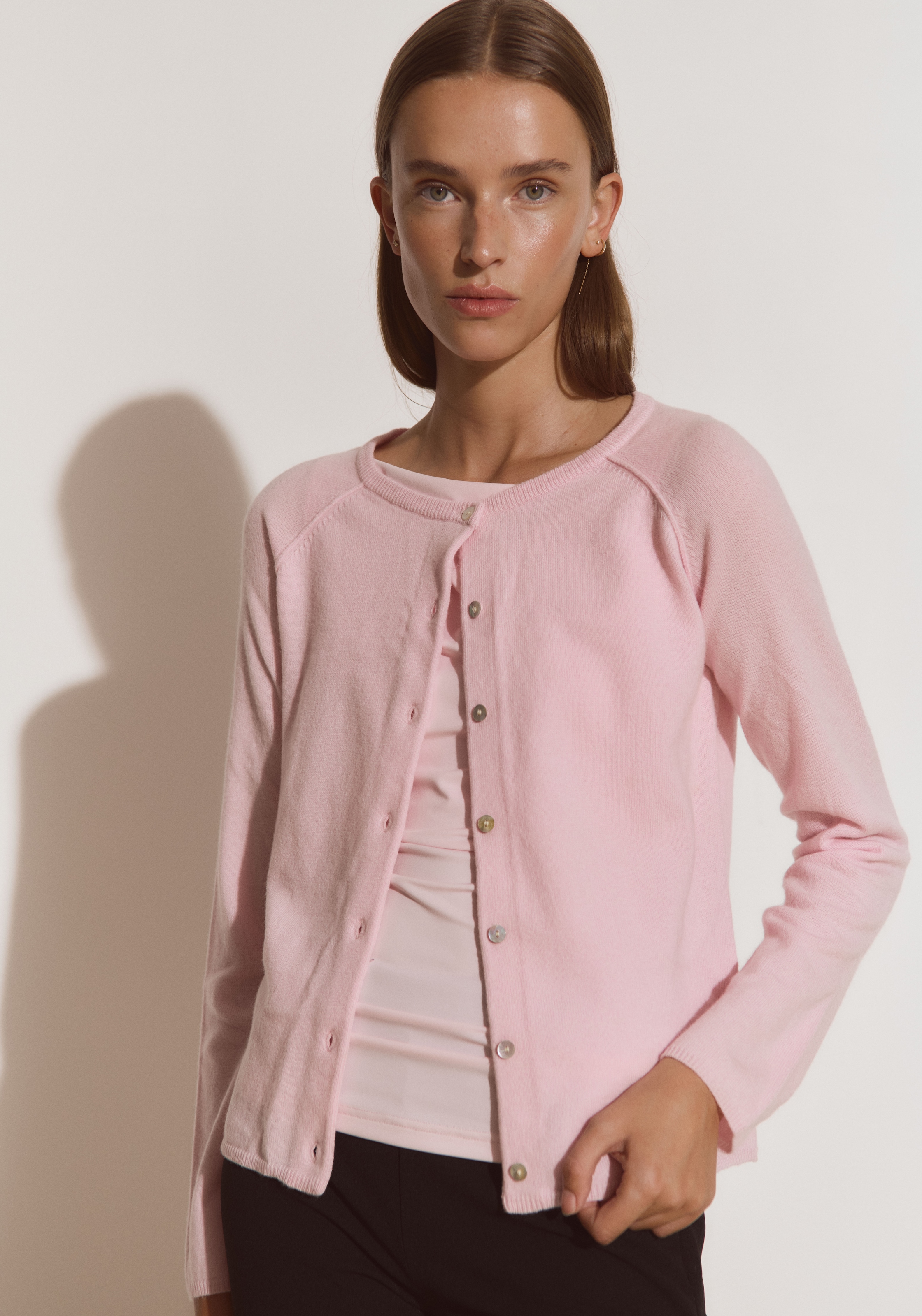 rosemunde Strickjacke "Laica cardigan" mit Rundhalsausschnitt, Woll-Kaschmi günstig online kaufen