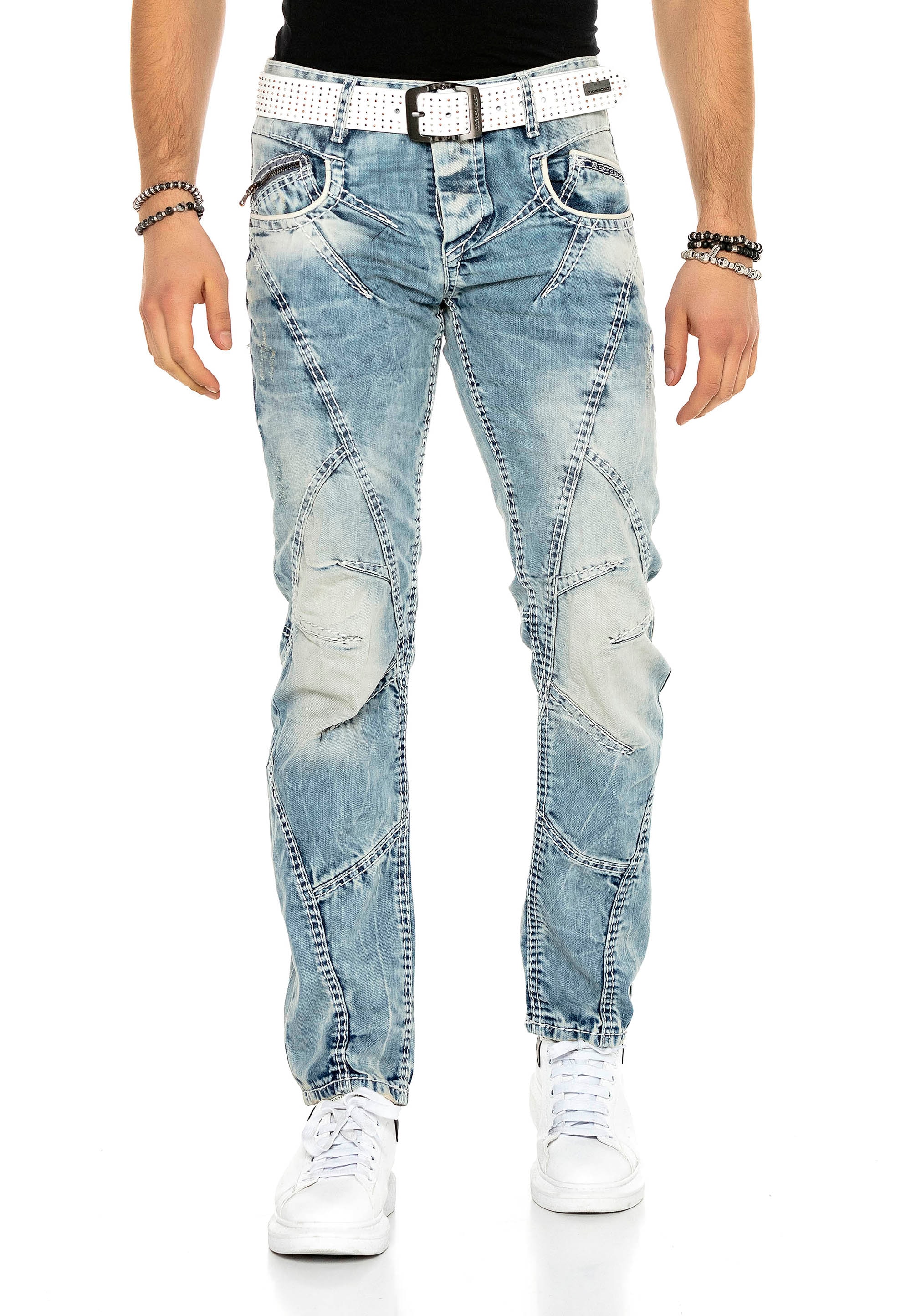 Cipo & Baxx Bequeme Jeans, im Antique Look