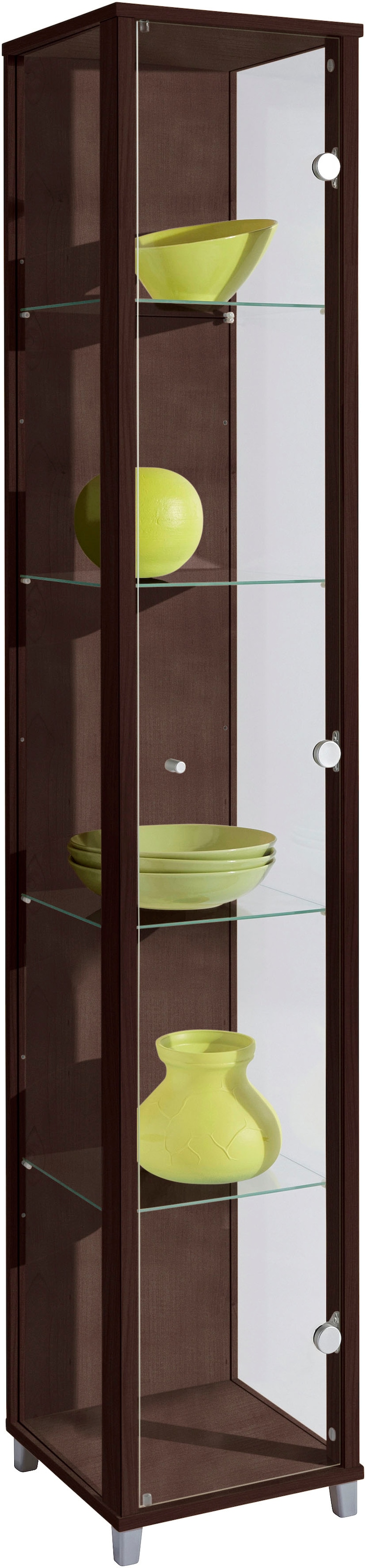 fif möbel Vitrine "OPTIMA Höhe ca. 172 cm", Standvitrine/Glasvitrine 1x Gla günstig online kaufen