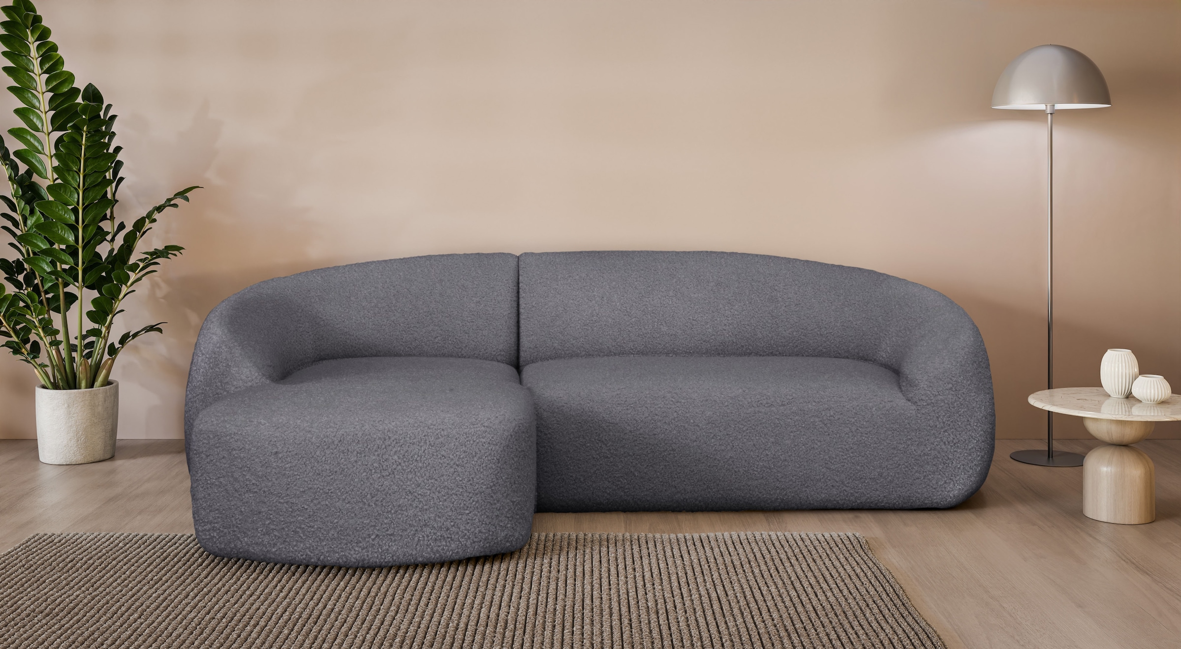 LeGer Home by Lena Gercke Ecksofa "YANI, L-Form, Designersofa, organische F günstig online kaufen