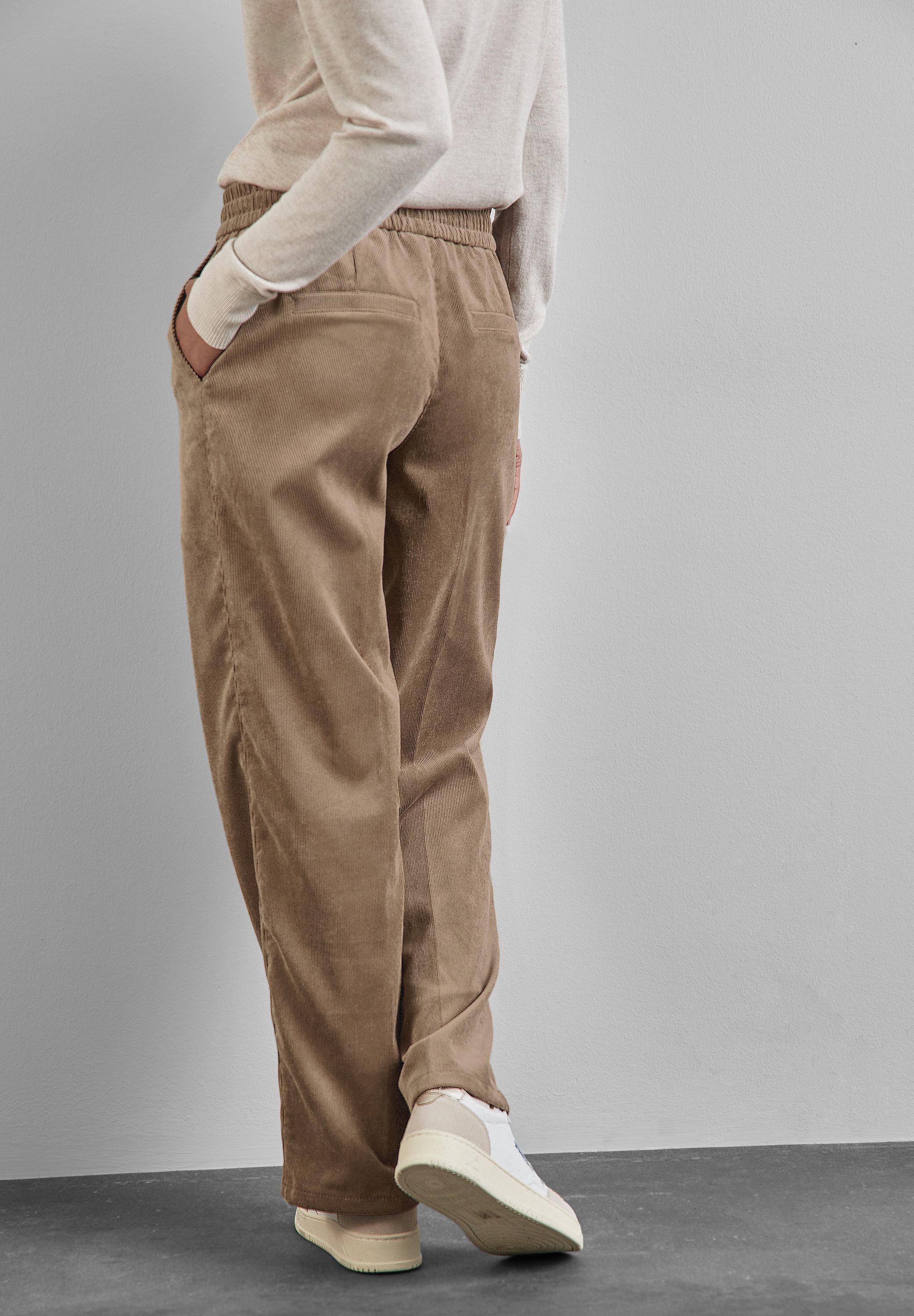 STREET ONE Cordhose, High Waist günstig online kaufen