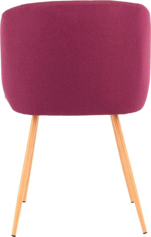 Kayoom Stuhl »Celina 210 2er-Set, Polsterstuhl, Sitzfläche aus Schaumstoff«, (Set), 2 St., bequem, zeitlos, Hingucker in jedem Wohnbereich