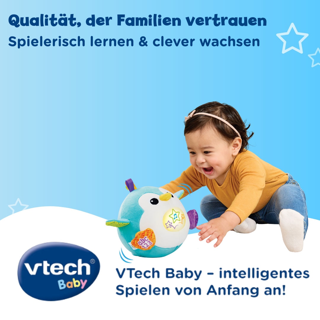 Vtech® Plüschfigur »Vtech Baby, Hüpfspaß-Pinguin« mit Aufnahmefunktion