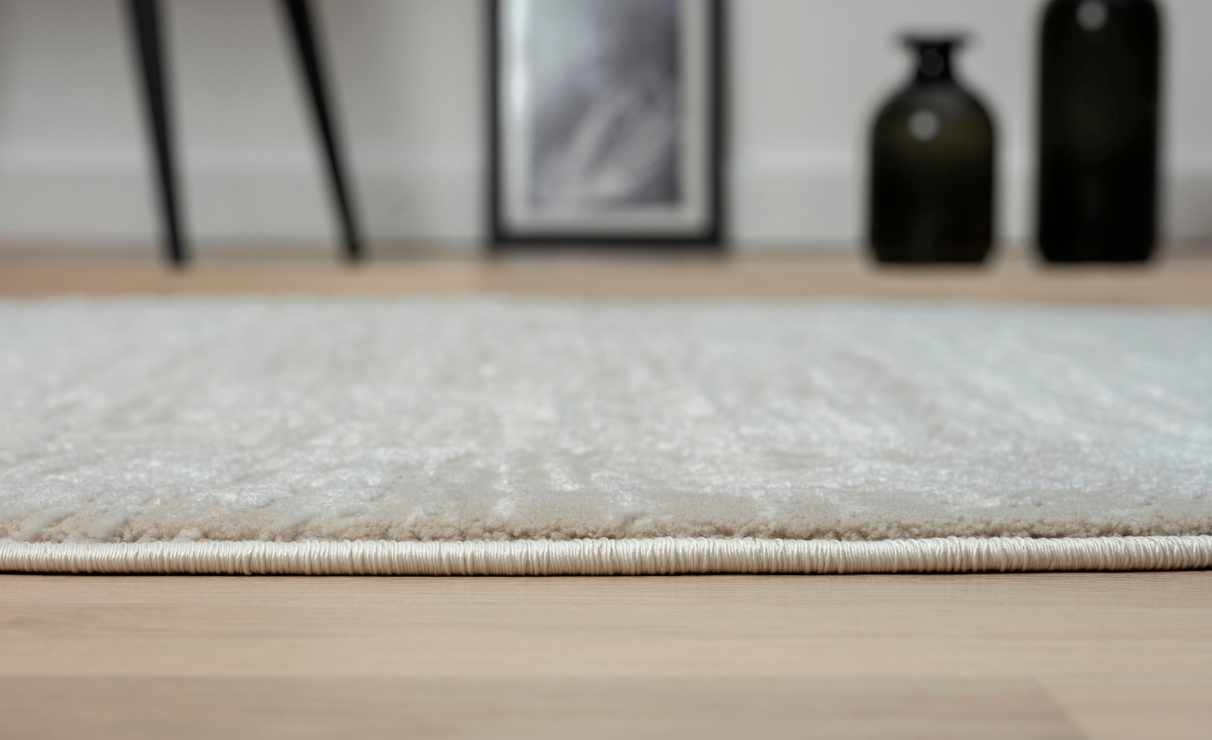 Myflair Möbel & Accessoires Teppich »My Heaven«, rund, 10 mm Höhe, Kurzflor, Scandi-Look, besonders weich durch Microfaser