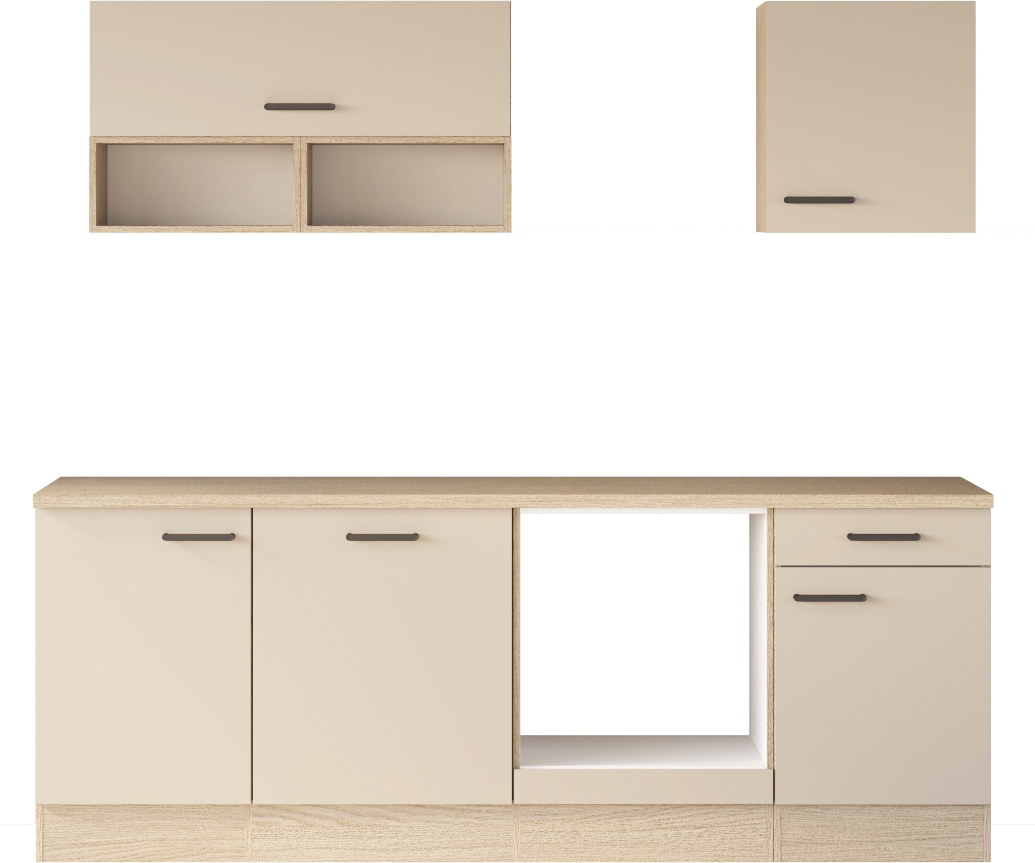 Flex-Well Küchenzeile "Creso" ohne E-Geräte und ohne Einbauspüle