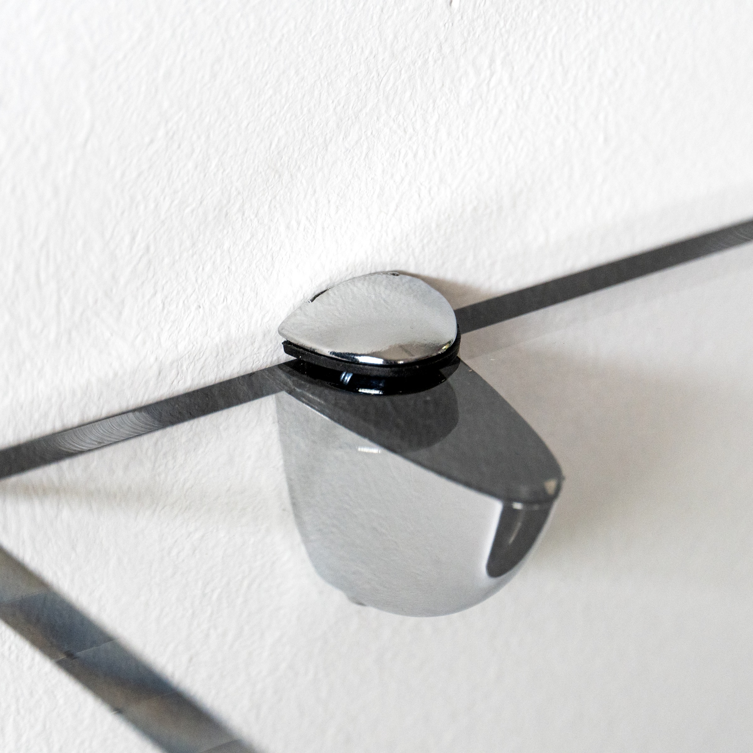 queence Deko-Wandregal »Elle«, Regalboden, Ablage, Regalboard aus Acrylglas, kantenpoliert
