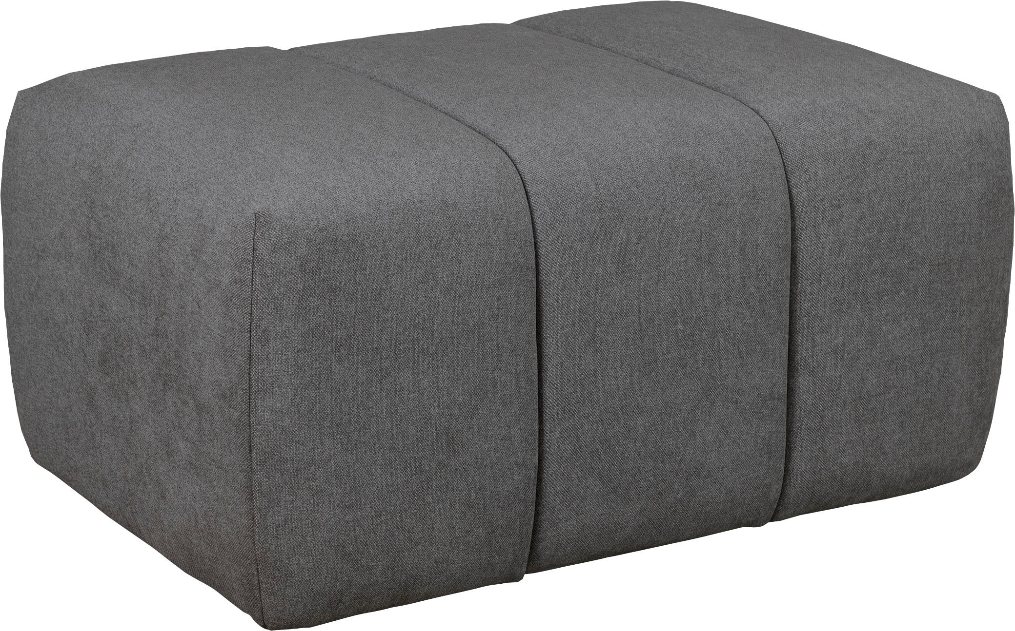 Home affaire Polsterhocker "LYOTH Sitzhocker mit Steppung, Maße B/T/H: 76/76/41 cm" passend zur Serie, hoher Sitzkomfort und modernes Design