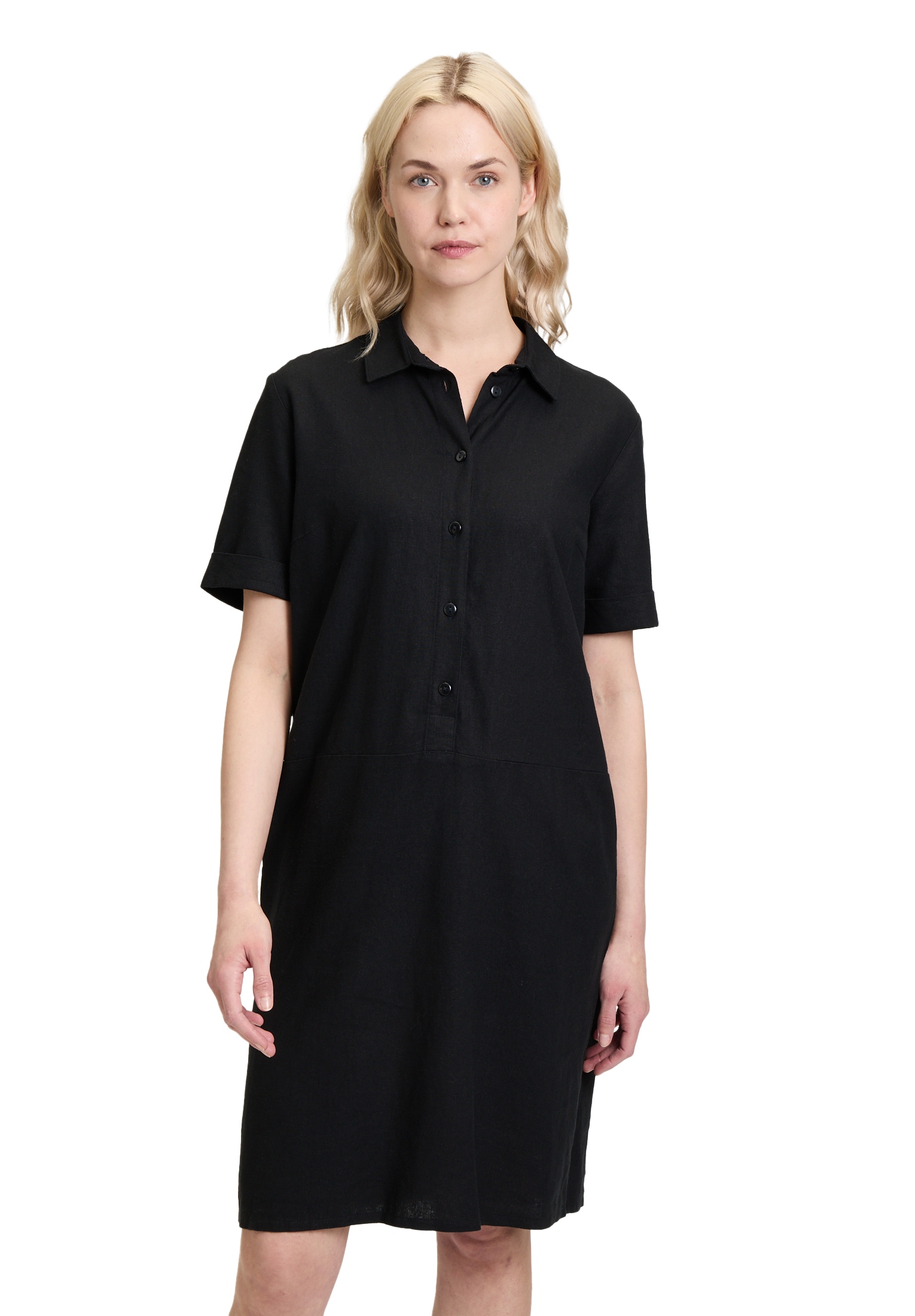 Betty Barclay Hemdblusenkleid "Betty Barclay Leinenkleid mit Knopfleiste", günstig online kaufen