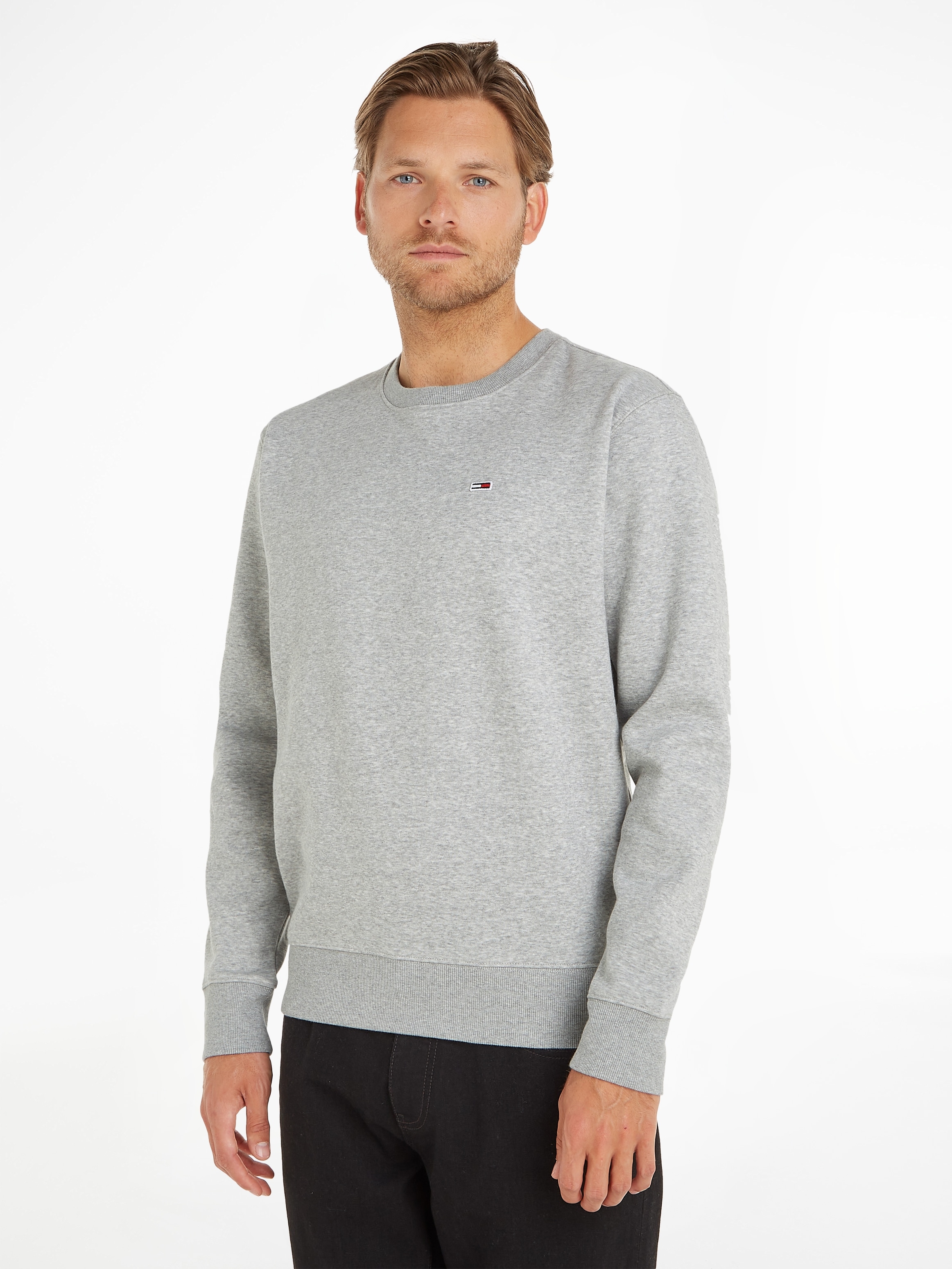 Tommy Jeans Sweatshirt "TJM REGULAR FLEECE C NECK", mit Markenlogo auf der günstig online kaufen