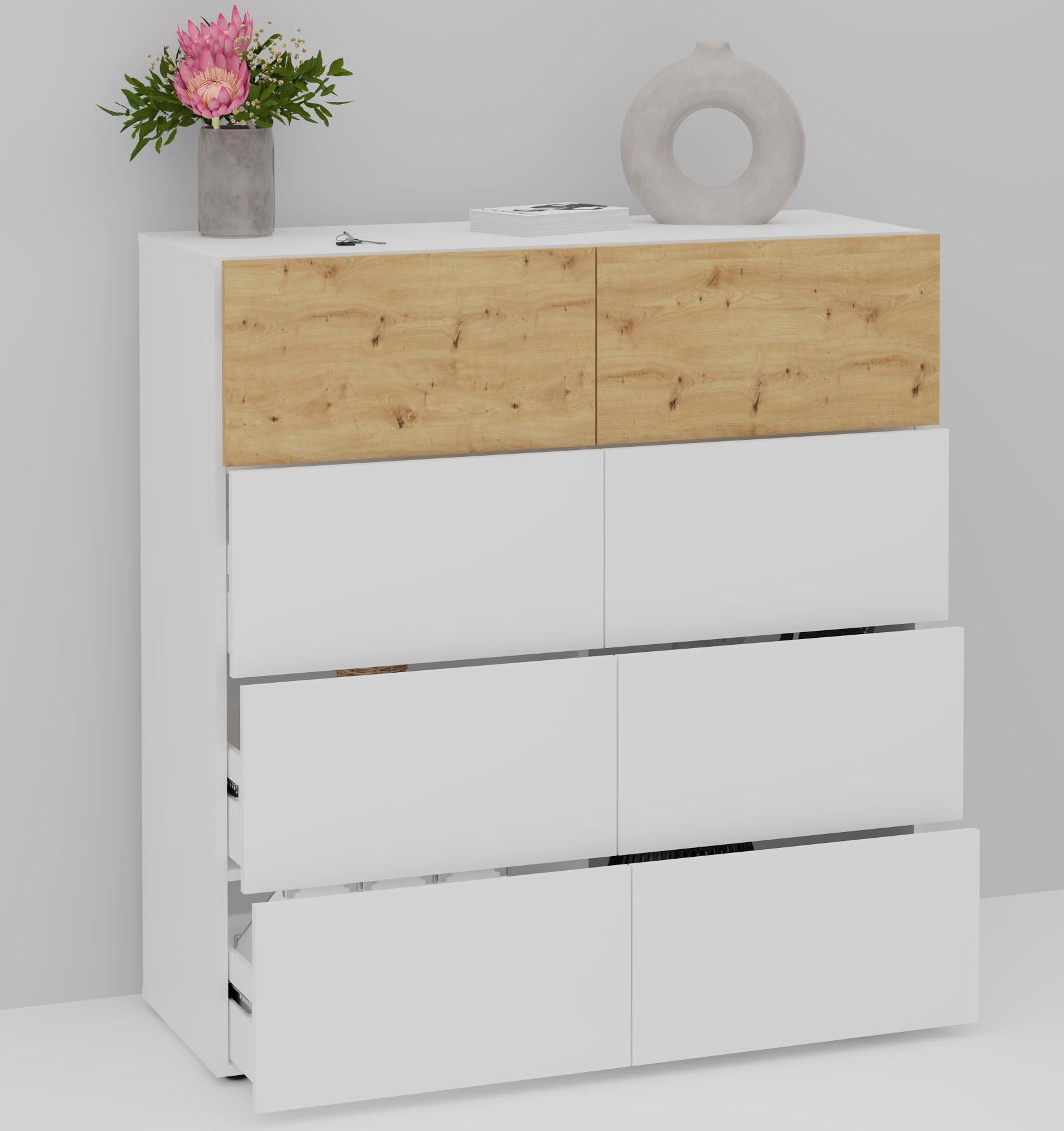 FMD Kommode "Belm" Breite 109 cm günstig online kaufen