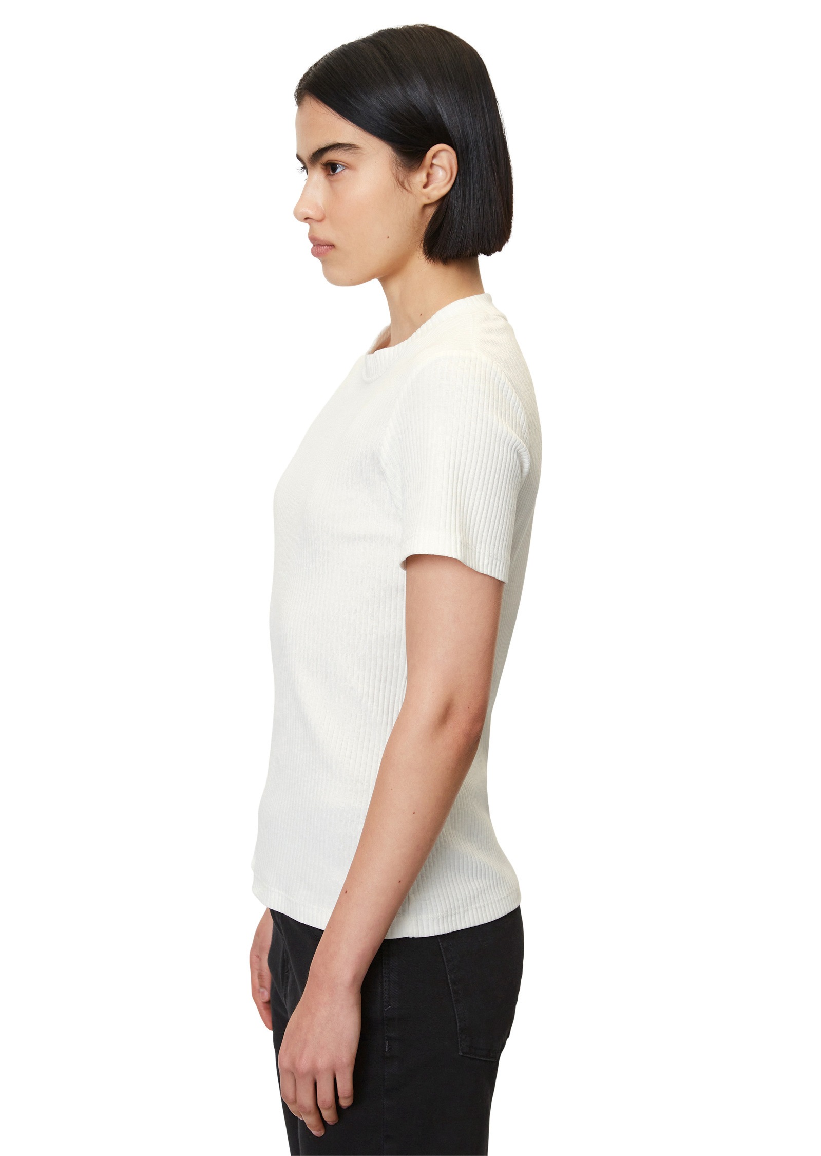 Marc O'Polo DENIM T-Shirt »aus elastischem Bio-Baumwolle-Mix«
