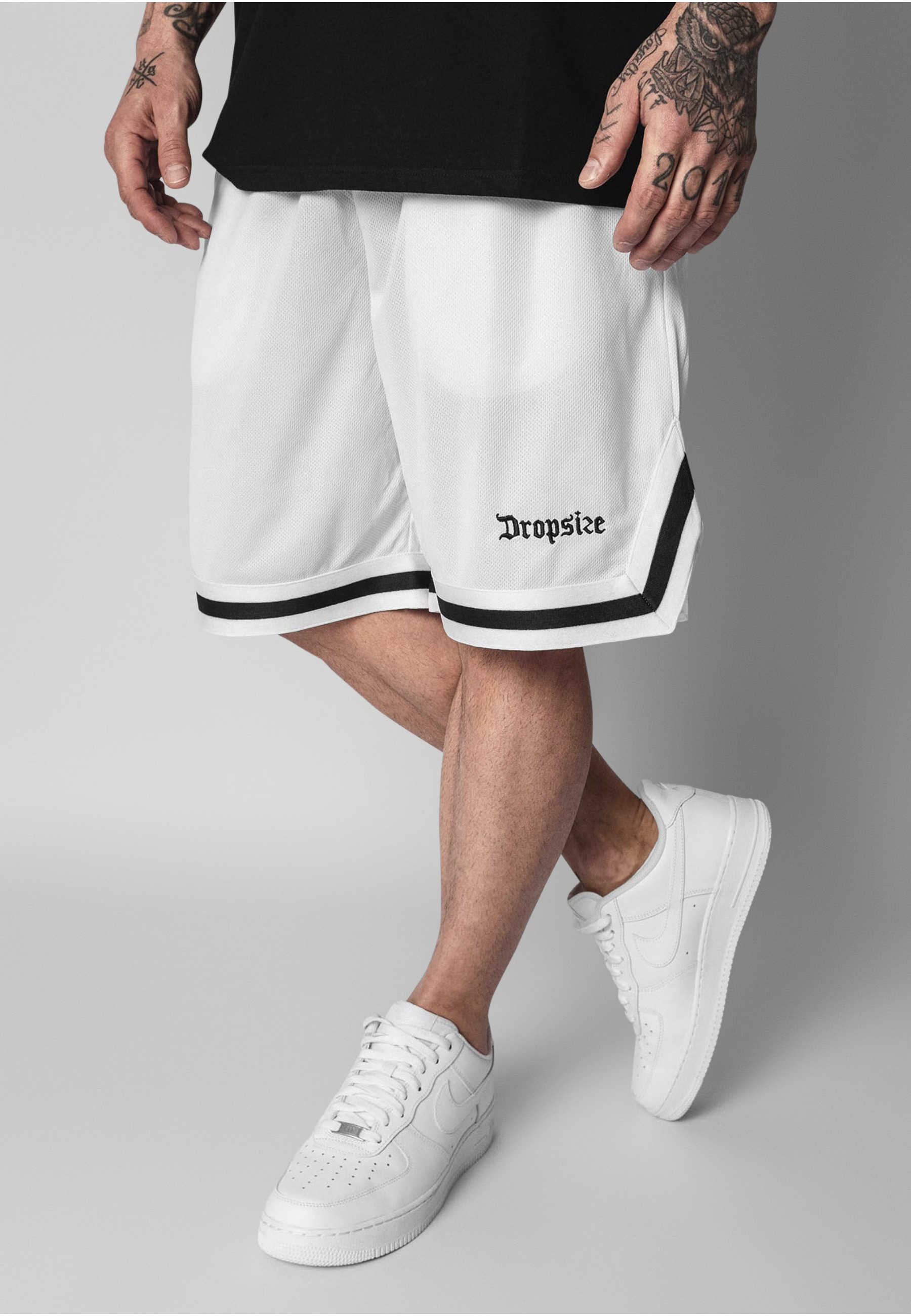Thumbnail - Dropsize Shorts "Dropsize Herren Dropsize Logo Mesh Shorts"