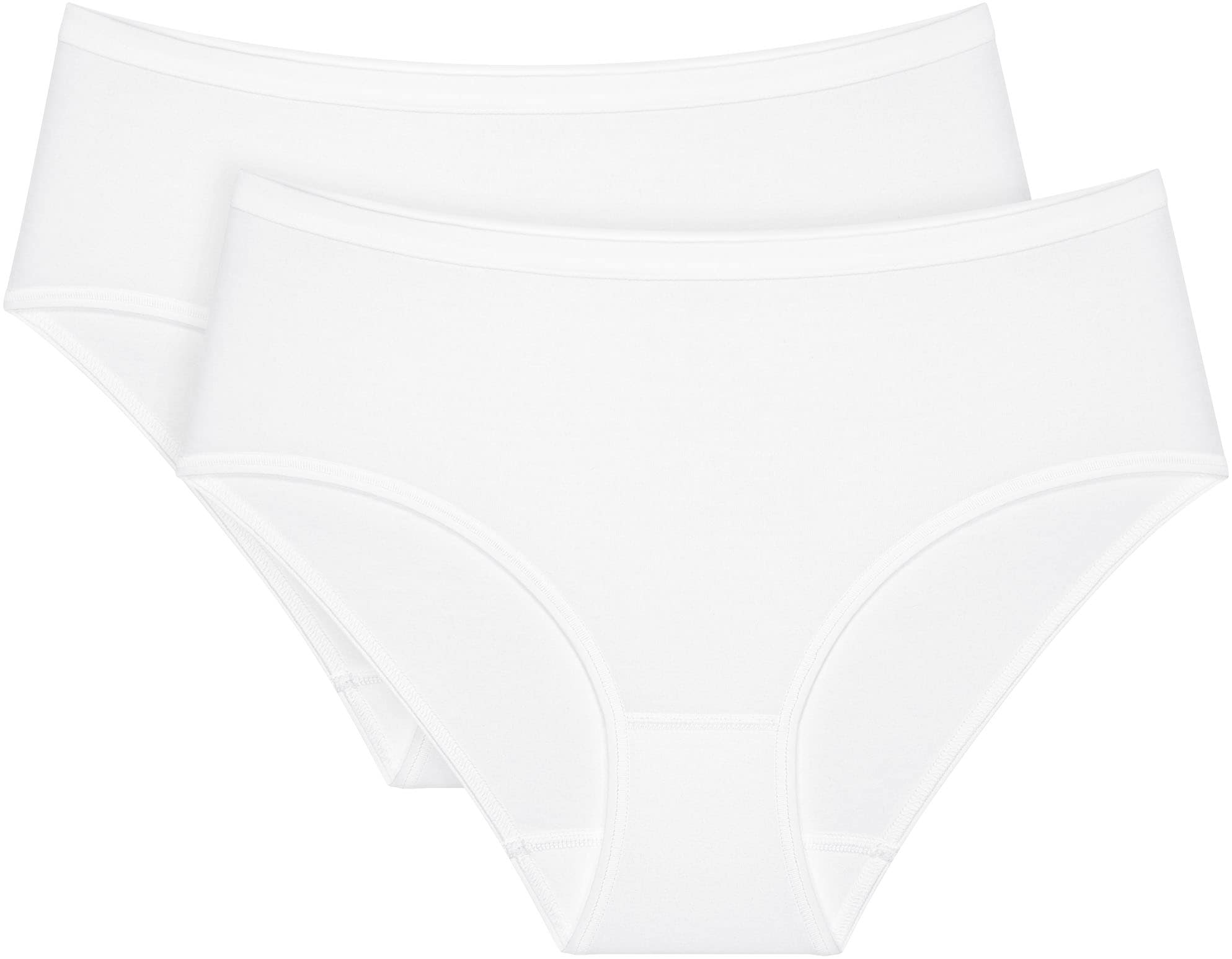 Triumph Slip "Sense Of Cotton Midi 2P", (2er Pack), weich und ohne Seitennaht