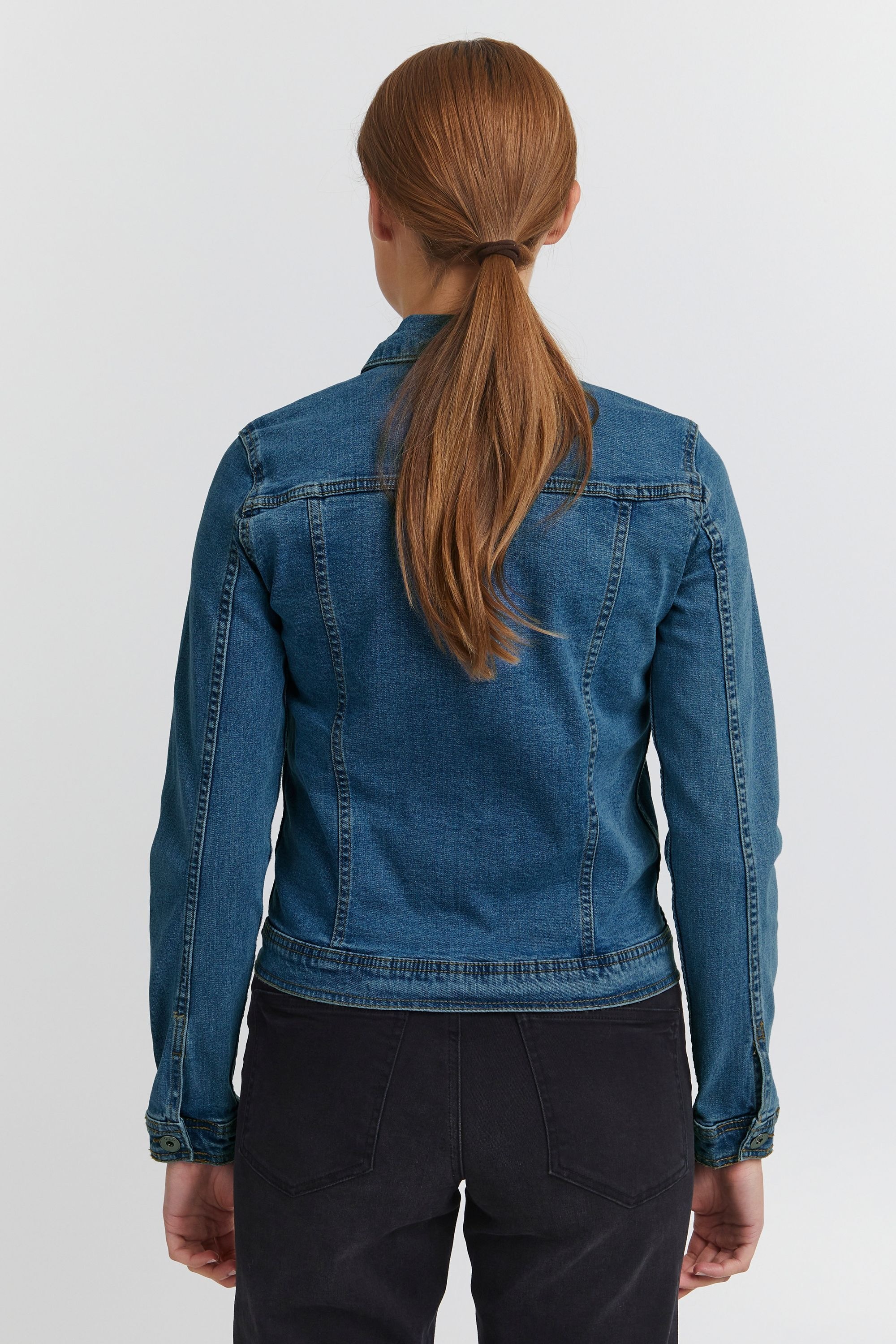 OXMO Jeansjacke »Jeansjacke OXFria«, ohne Kapuze