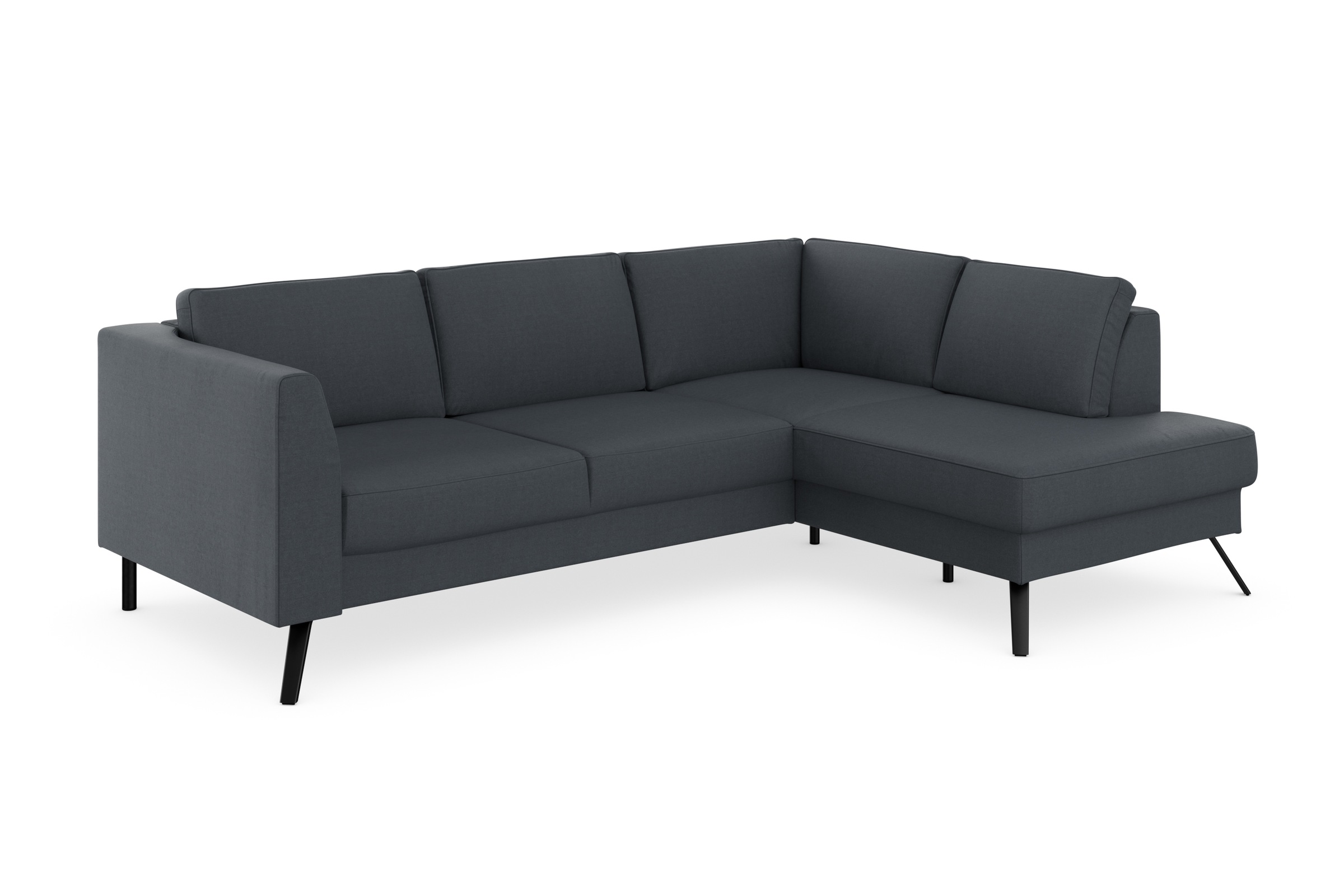 sit&more Ecksofa »Lindholm L-Form«, mit Sitztiefenverstellung und Federkern