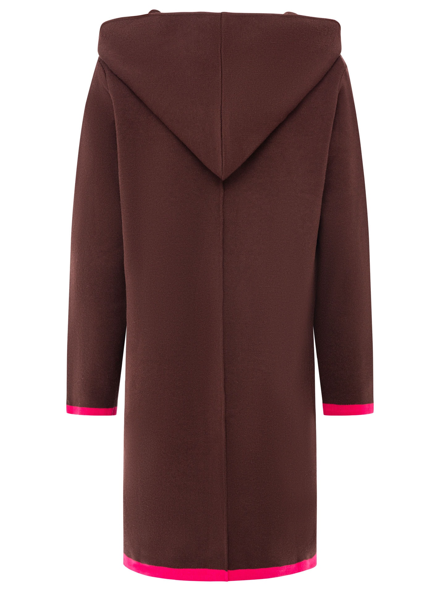 Zwillingsherz Cardigan »"Mona"« Kapuze, Taschen, Kontrast-Kanten, Langarm, ohne Verschluss