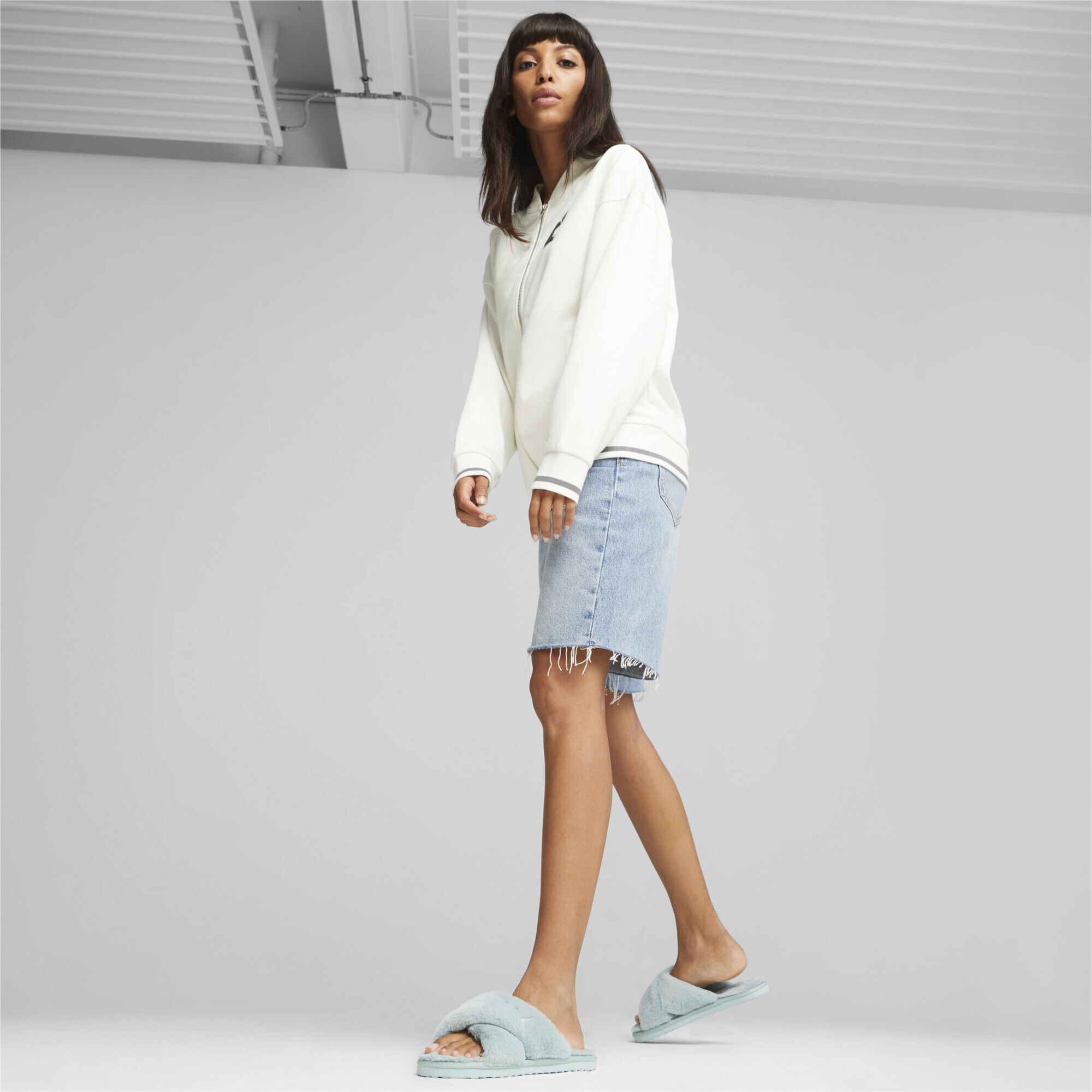PUMA Sandale »Fluff X Damen Pantolette Damen«