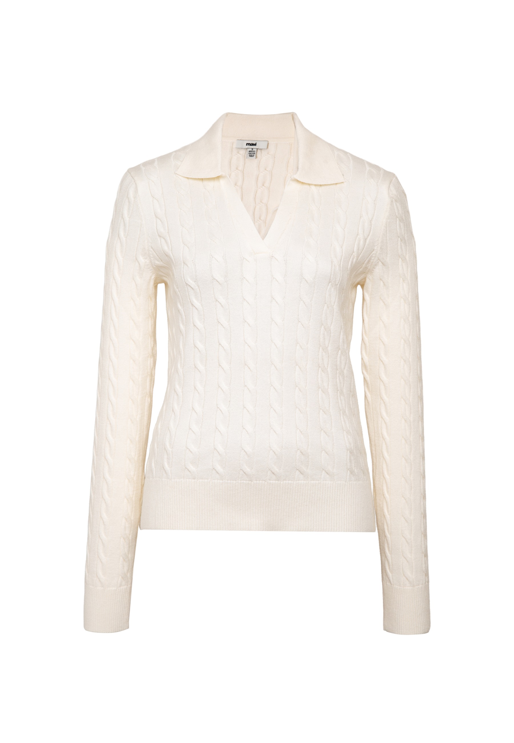 Mavi Strickpullover »POLO NECK TRICOT« Pullover Feinstrick