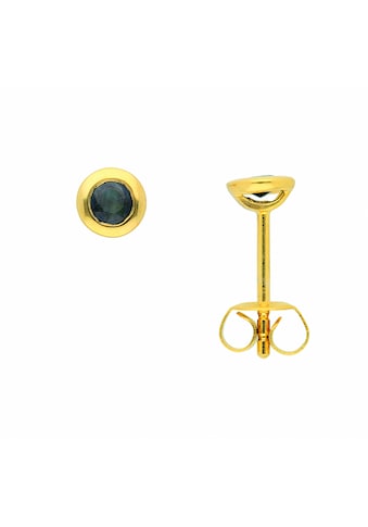 Adelia´s Paar Ohrhänger »1 Paar 585 Gold Ohrringe / Ohrstecker mit Safir«, 585 Gold... kaufen