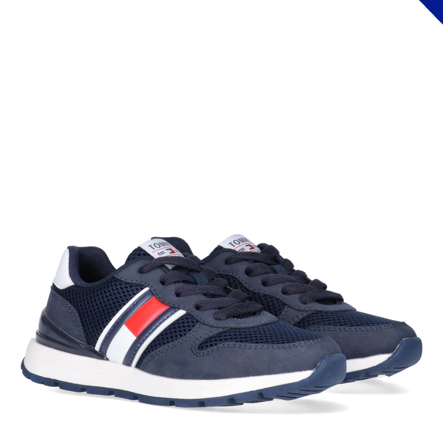 Tommy Hilfiger Sneaker Running Sneaker, Schnürschuh im Materialmix günstig online kaufen