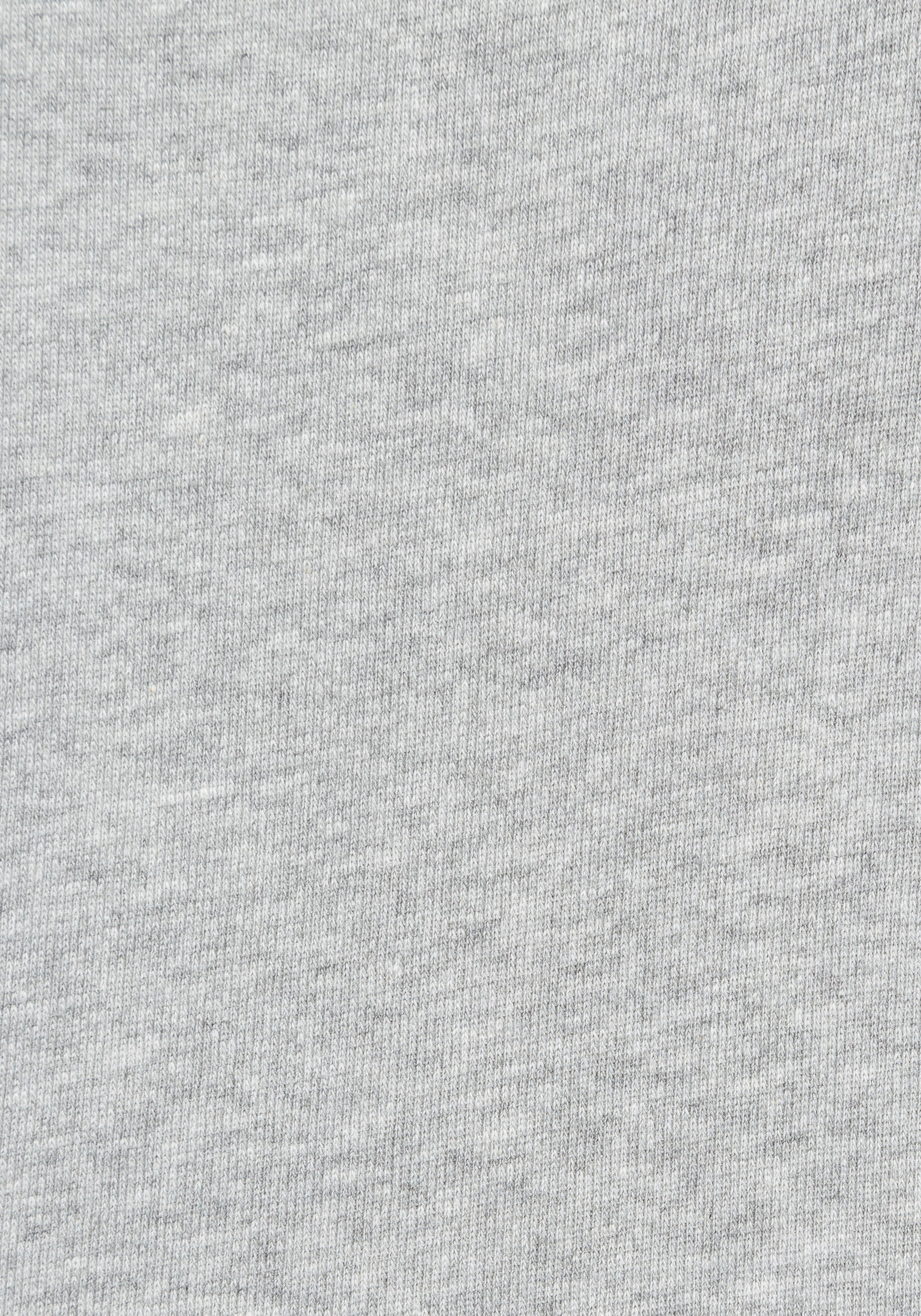H.I.S Langarmshirt, figurbetonte Passform, Feinrippstoff aus Baumwolle und günstig online kaufen