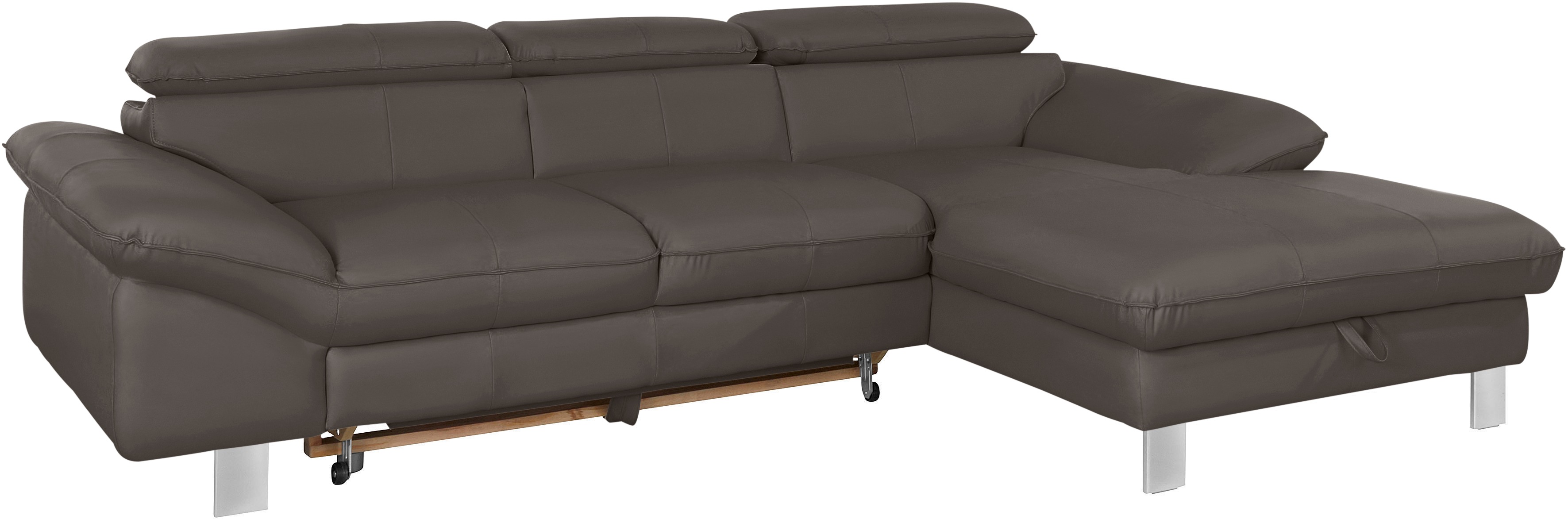 Thumbnail - COTTA Ecksofa "Driver L-Form" mit Kopfteilverstellung, wahlweise mit Bettfunktion & Bettkasten