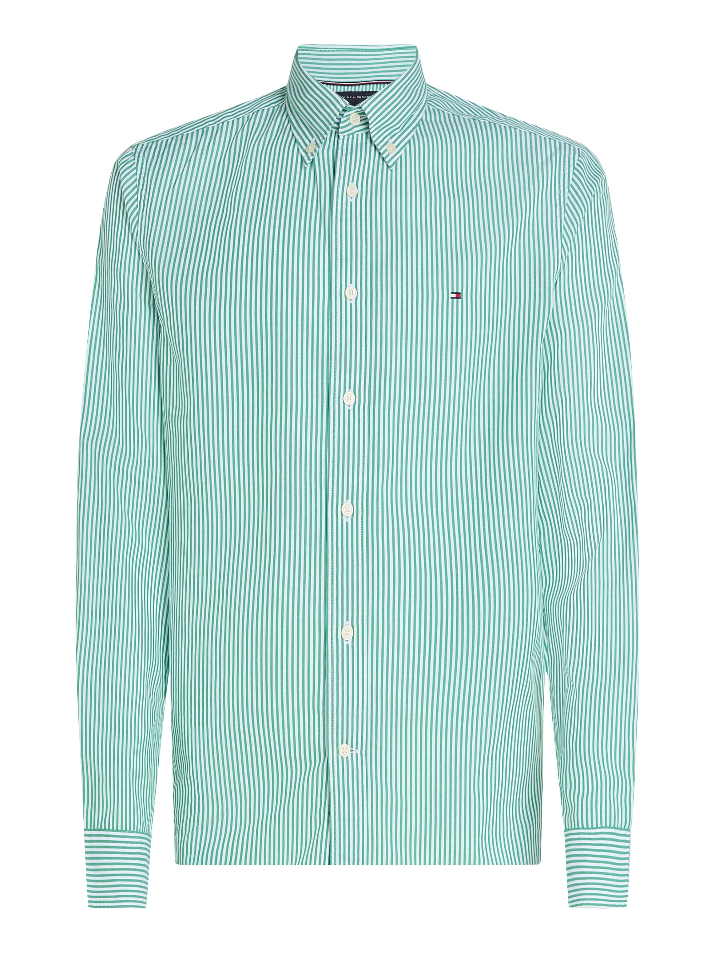 Tommy Hilfiger Langarmhemd »FLEX POPLIN CLASSIC STP RF SHIRT«, mit Sreifenmuster