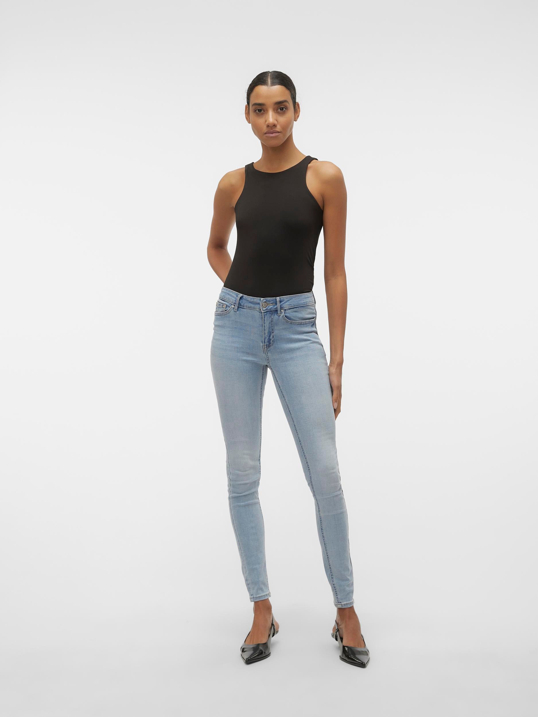 Vero Moda Skinny-fit-Jeans »VMFLASH MR SKINNY JEANS LI3102 GA NOOS«
