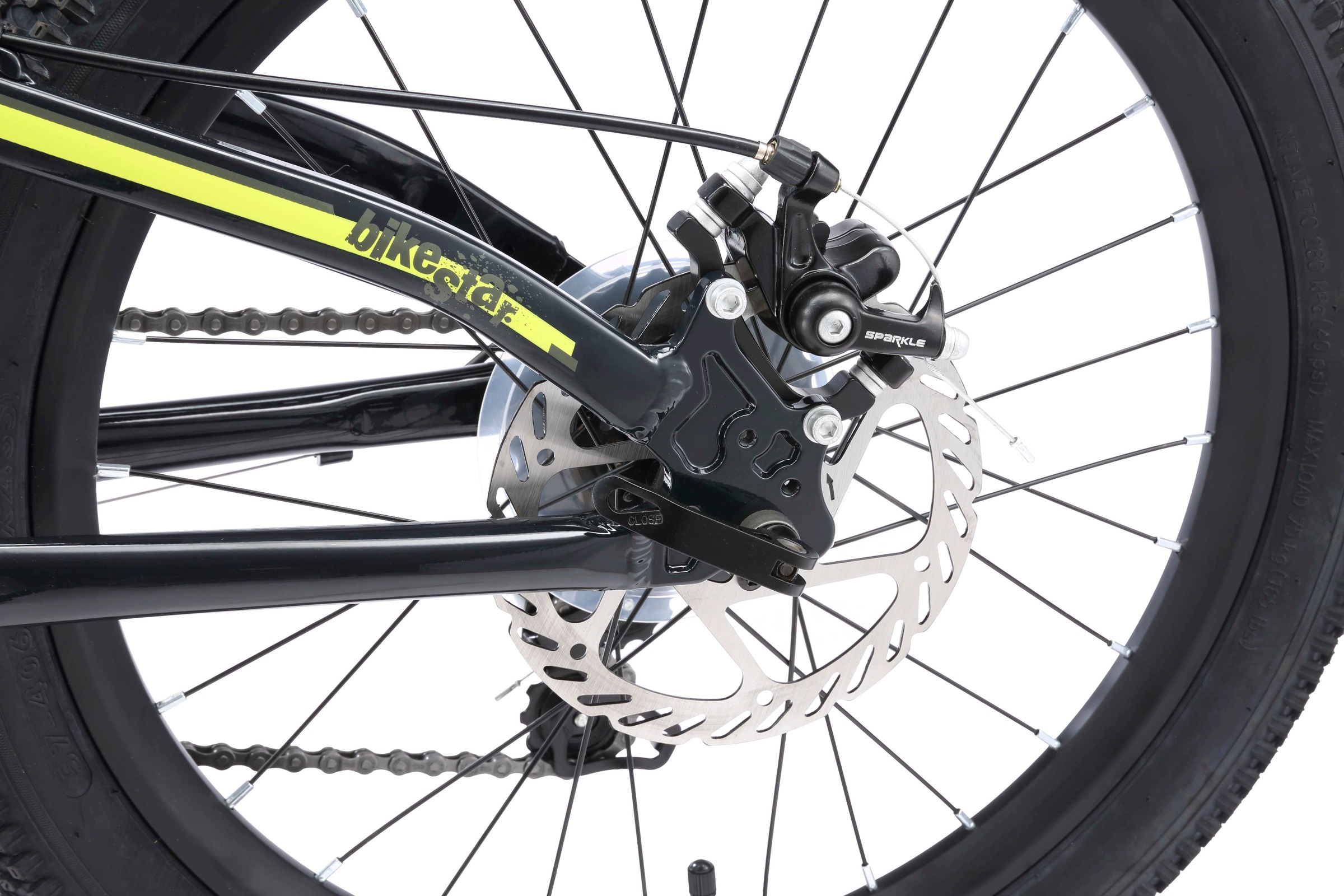 Bikestar Jugendfahrrad, 7 Gang, Shimano, RD-TY21 Schaltwerk, Kettenschaltung